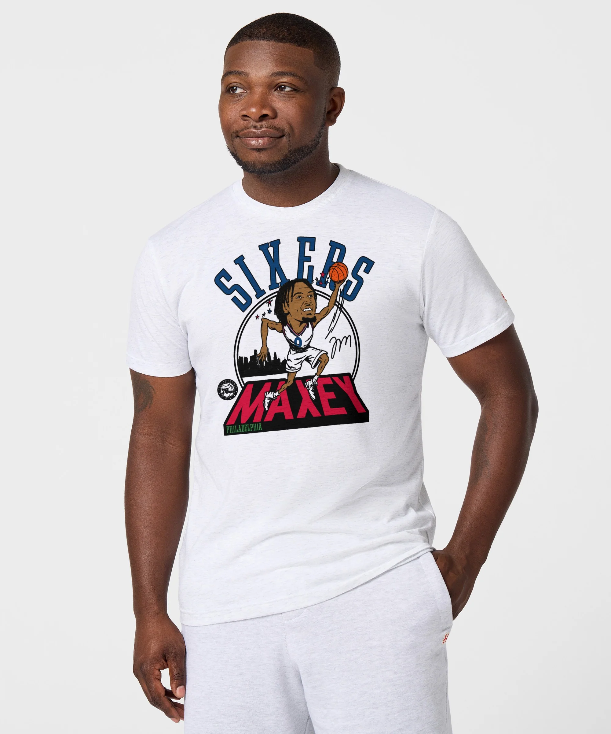 76ers Tyrese Maxey Signature City Edition 2024 - Image 3