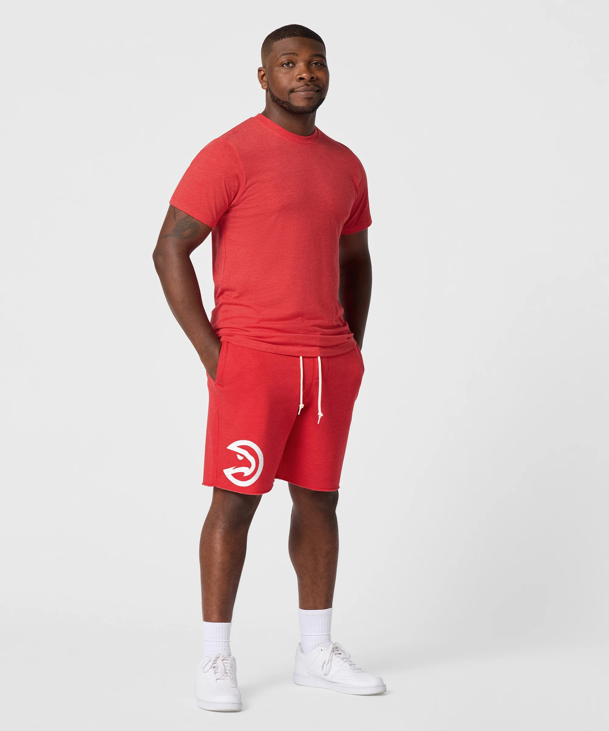 Atlanta Hawks Logo Sweat Shorts - Image 5