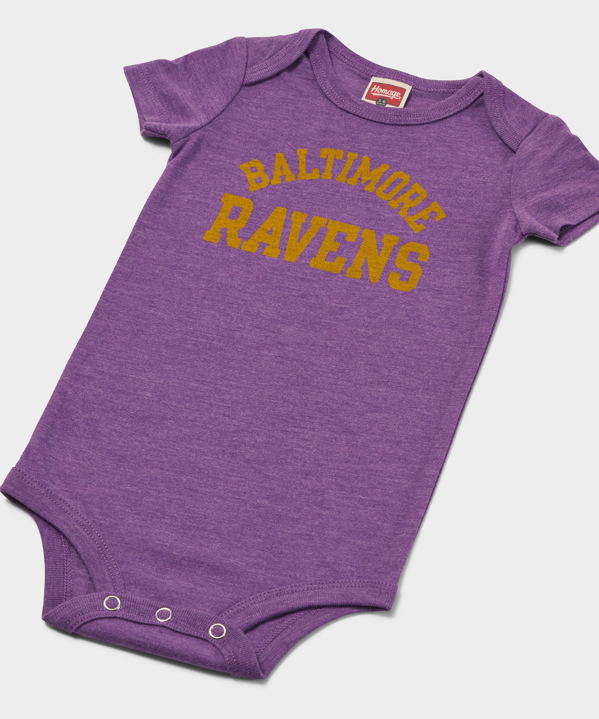 Baltimore Ravens Classic Baby One Piece - Image 2
