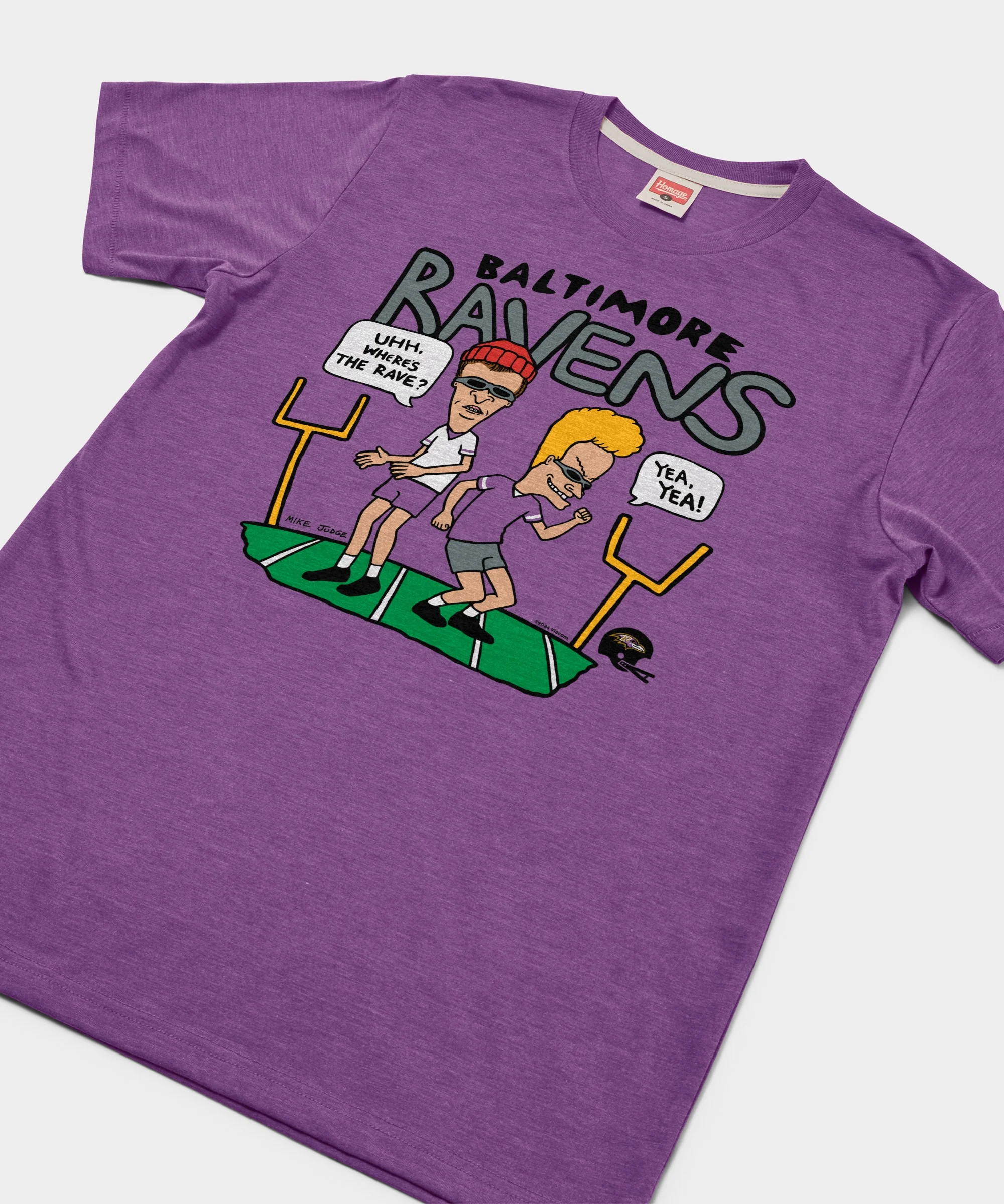 Beavis And Butt-Head X Baltimore Ravens Rave - Image 2