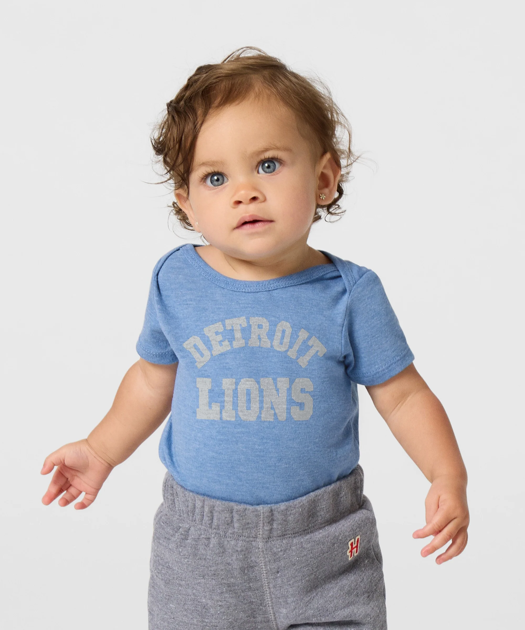 Detroit Lions Classic Baby One Piece - Image 3
