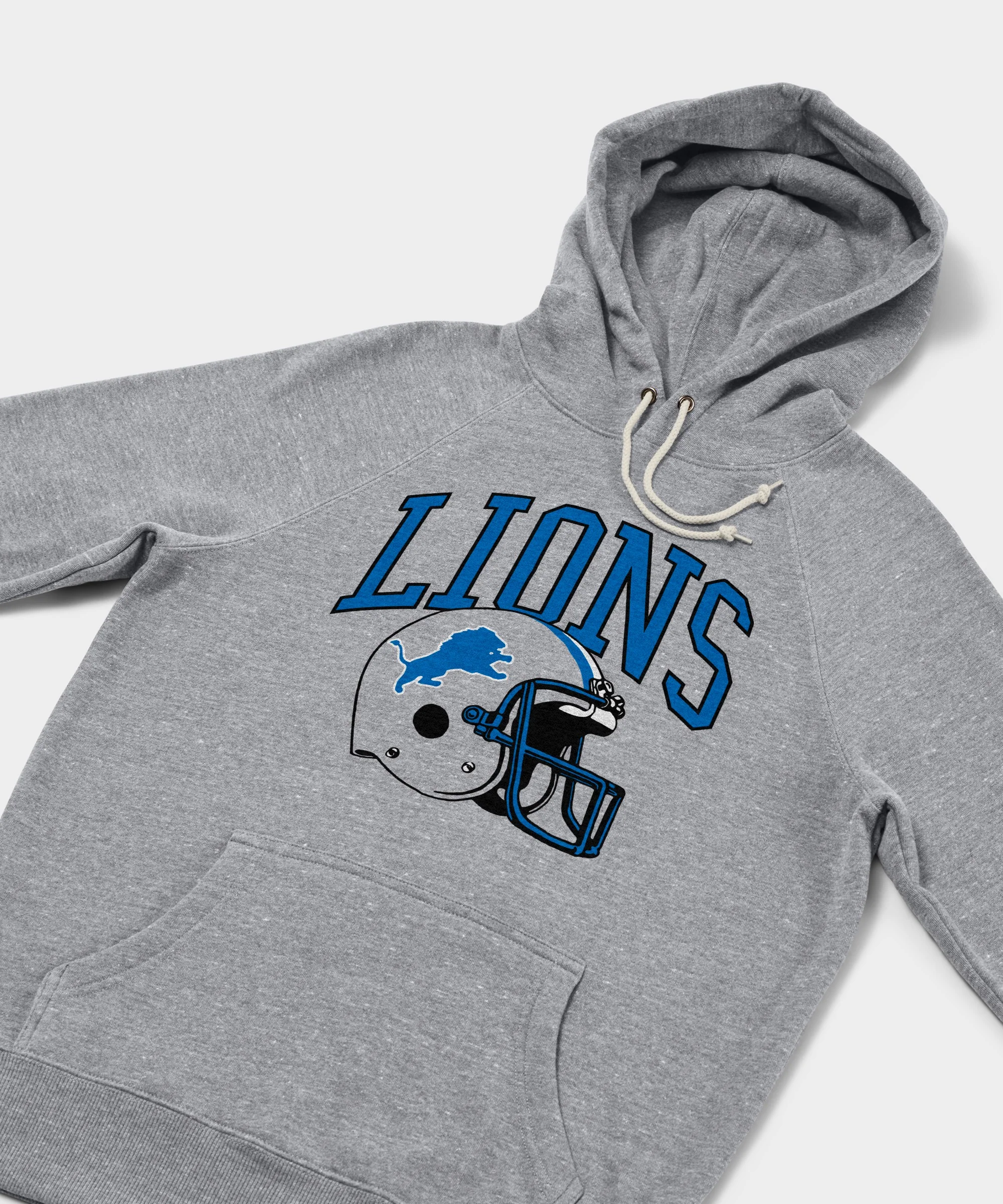 Detroit Lions Helmet Retro Hoodie - Image 2