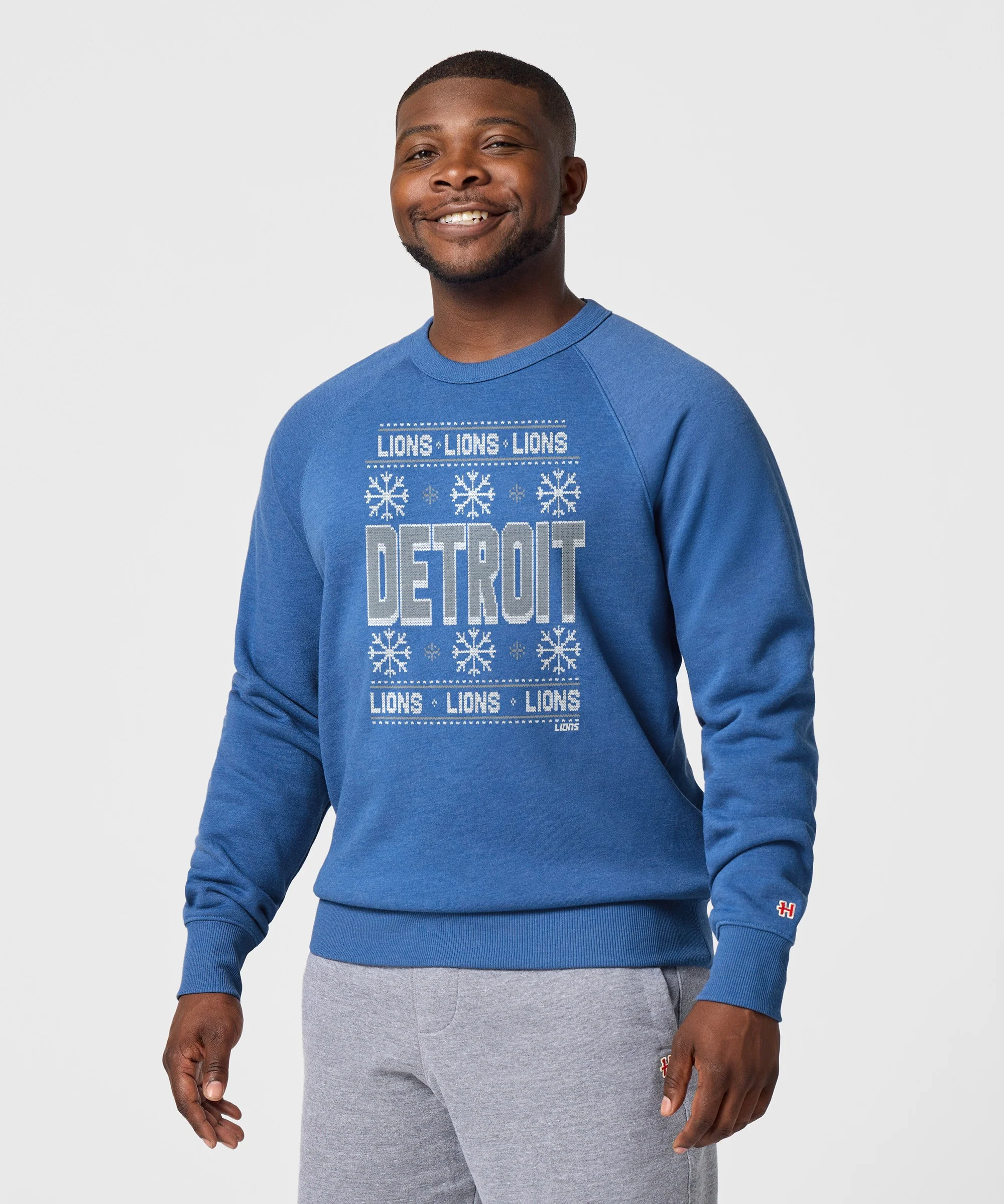 Detroit Lions Holiday Crewneck - Image 3