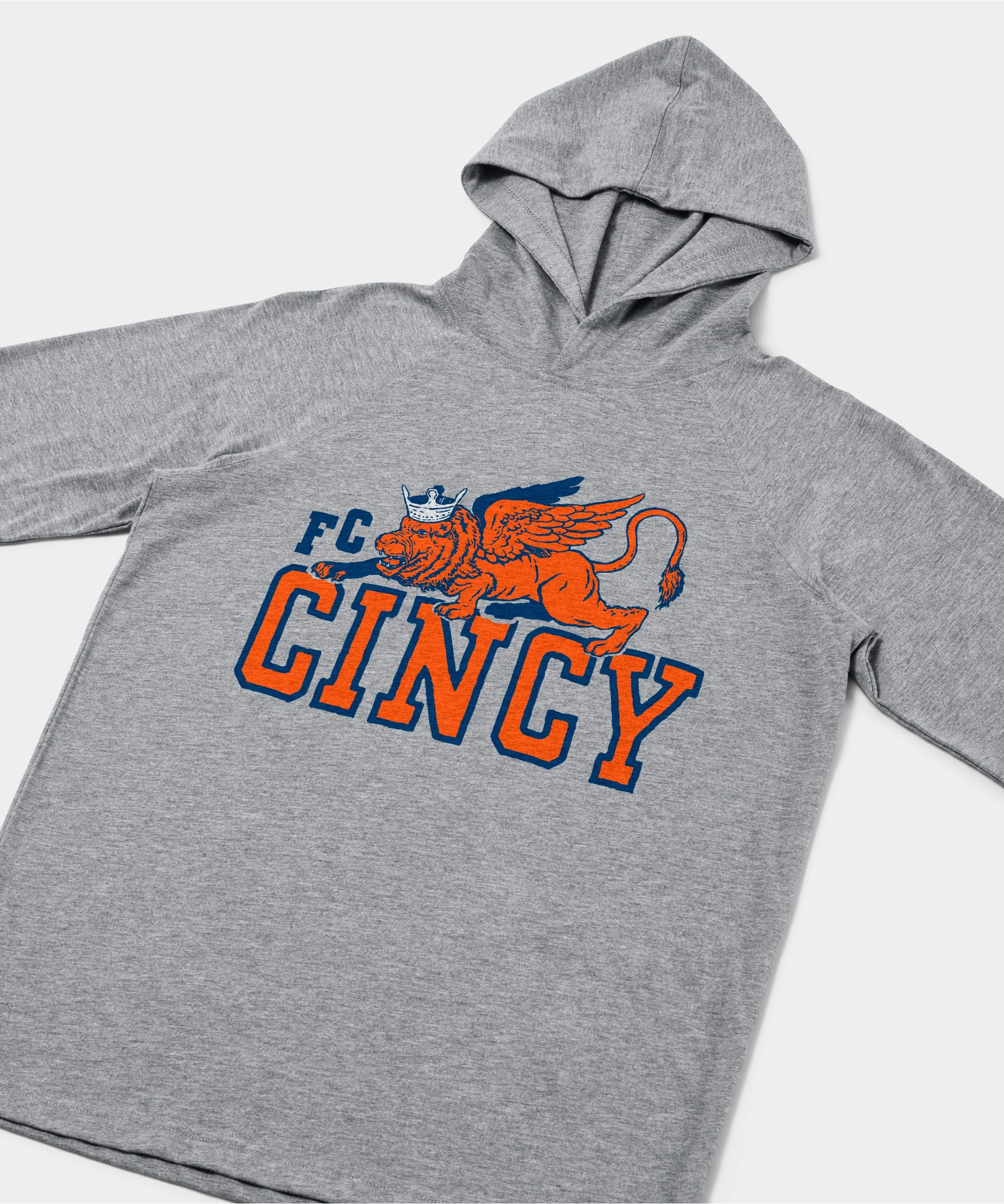 FC Cincy Lion And Crown Lightweight Hoodie - Image 2