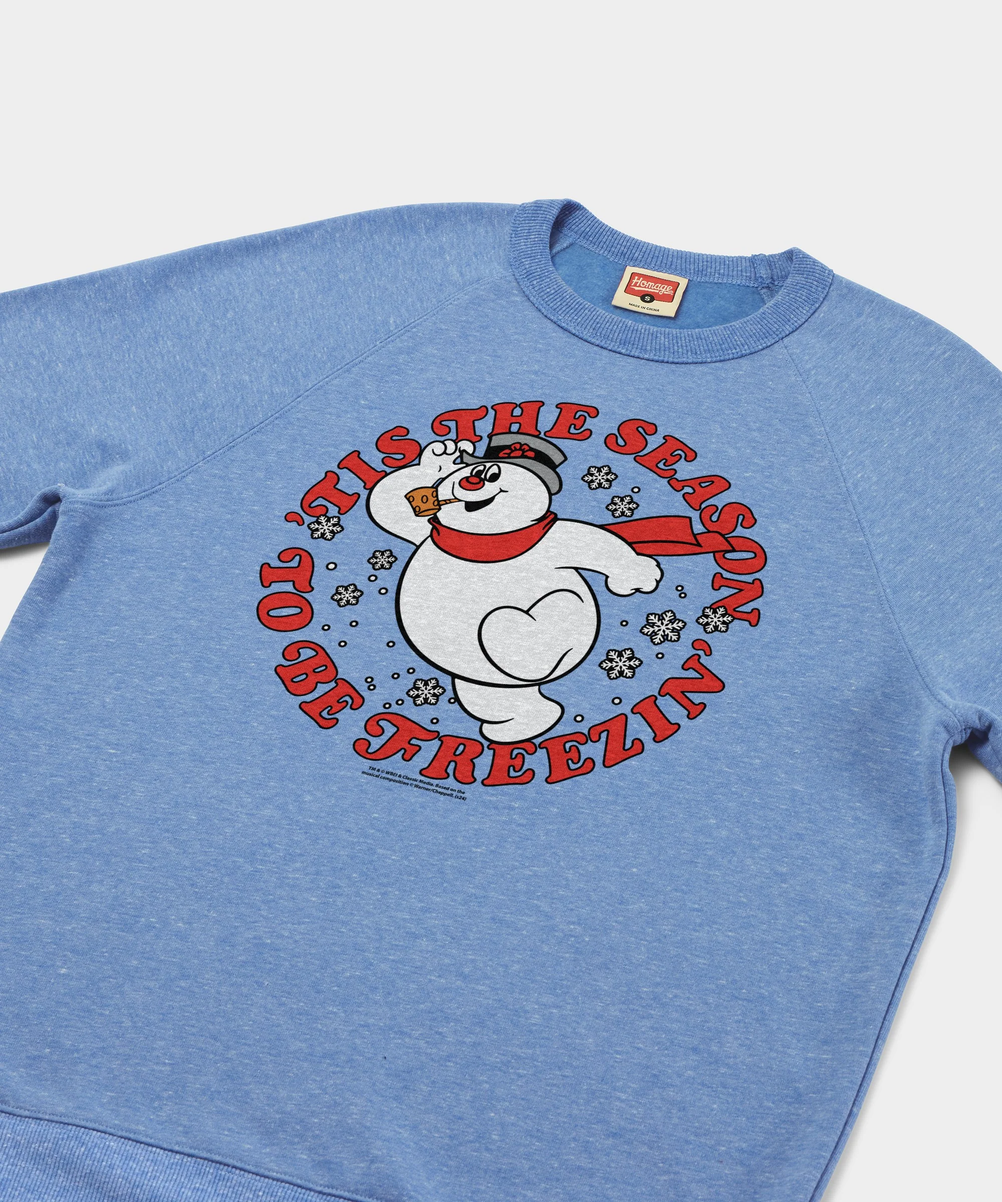 Frosty 'Tis The Season To Be Freezin' Crewneck - Image 2