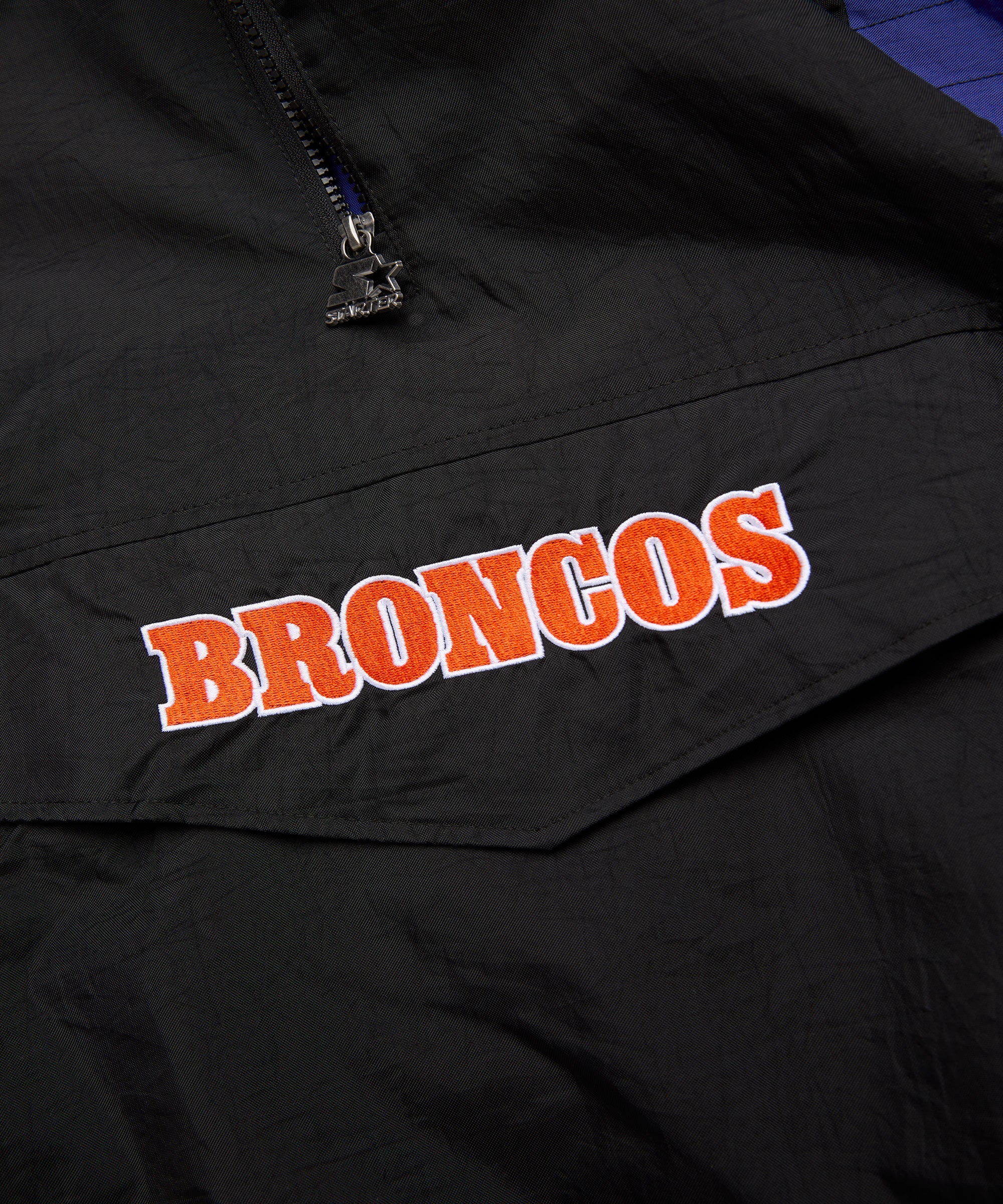 HOMAGE x Starter Broncos Blackout Breakaway Pullover Jacket - Image 3