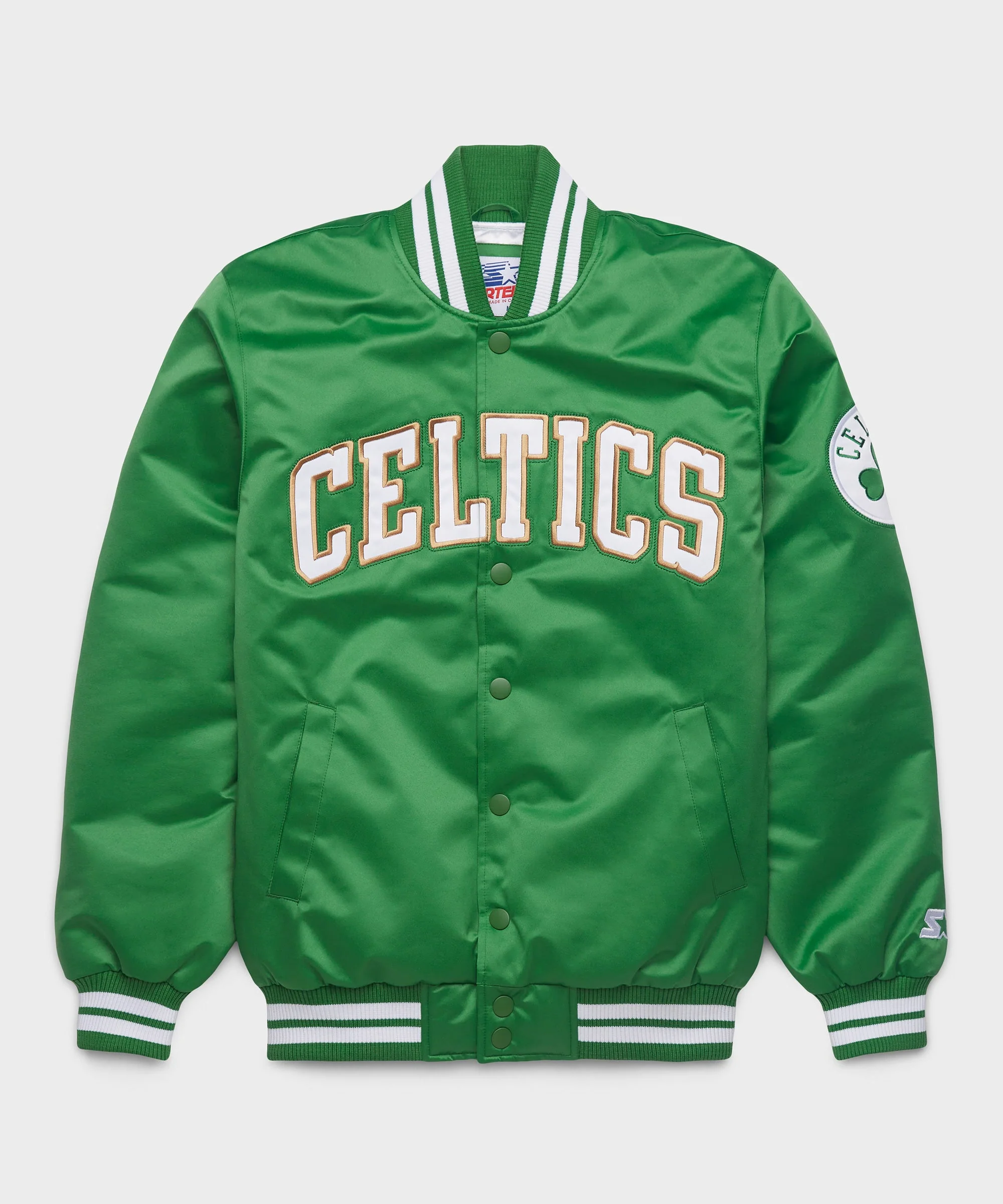 HOMAGE X Starter Celtics Heavyweight Satin Jacket