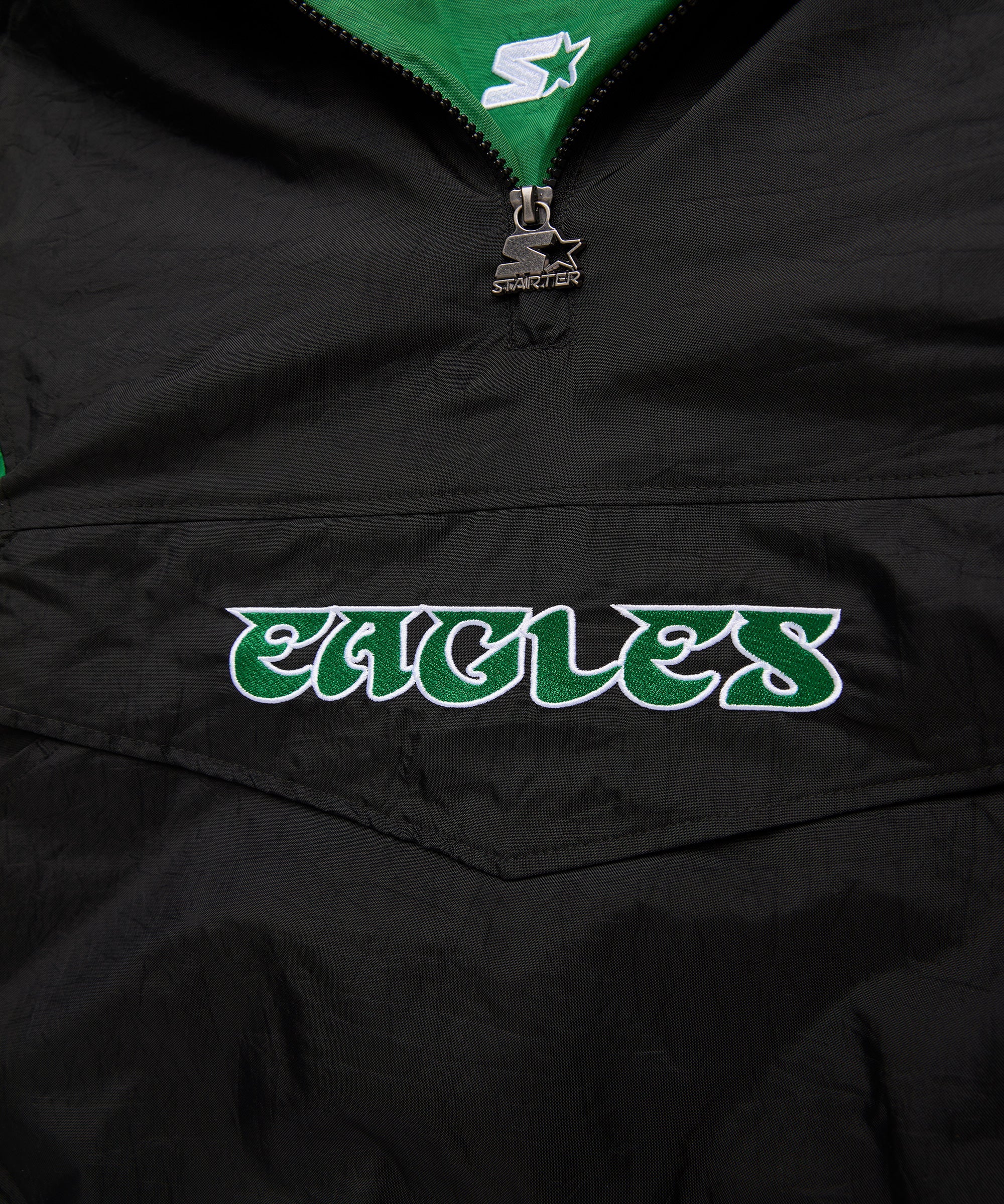 HOMAGE x Starter Eagles Blackout Breakaway Pullover Jacket - Image 3