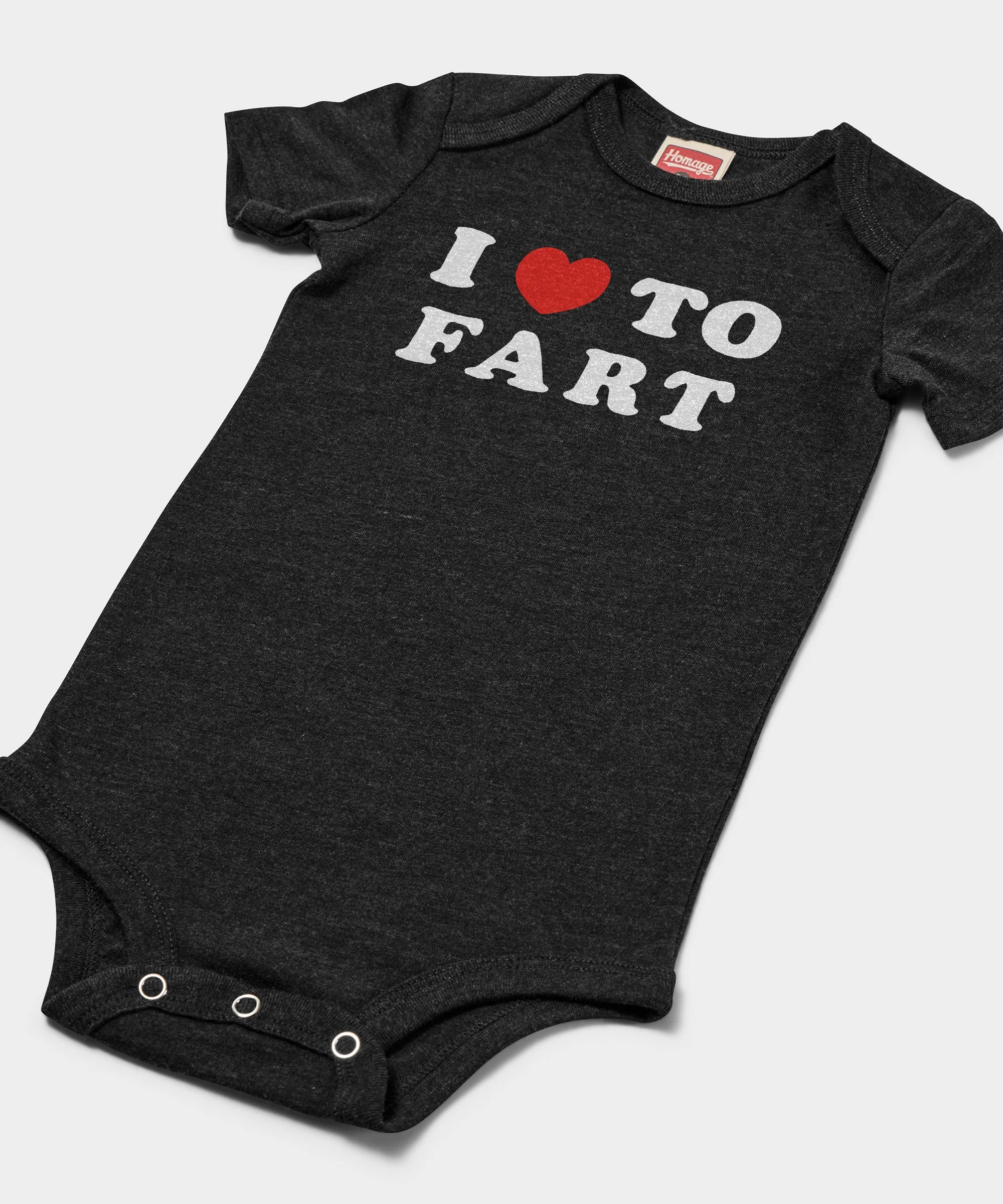 I Heart To Fart Baby One Piece - Image 4