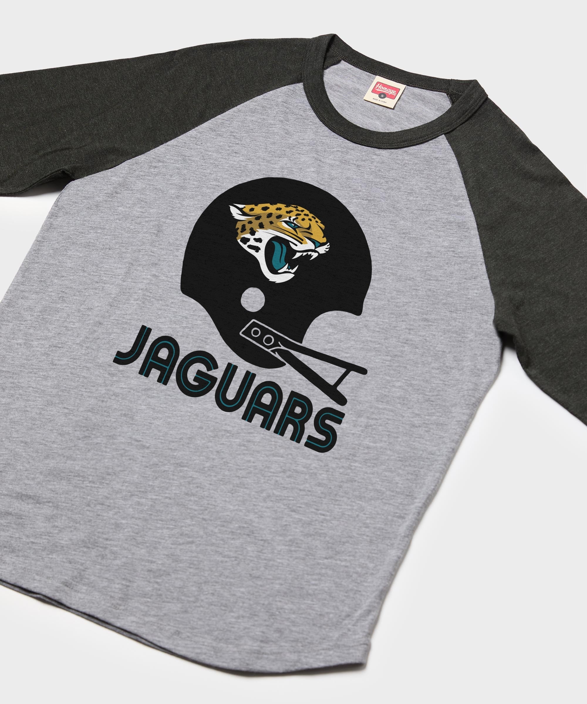 Jacksonville Jaguars Big Helmet Raglan - Image 2