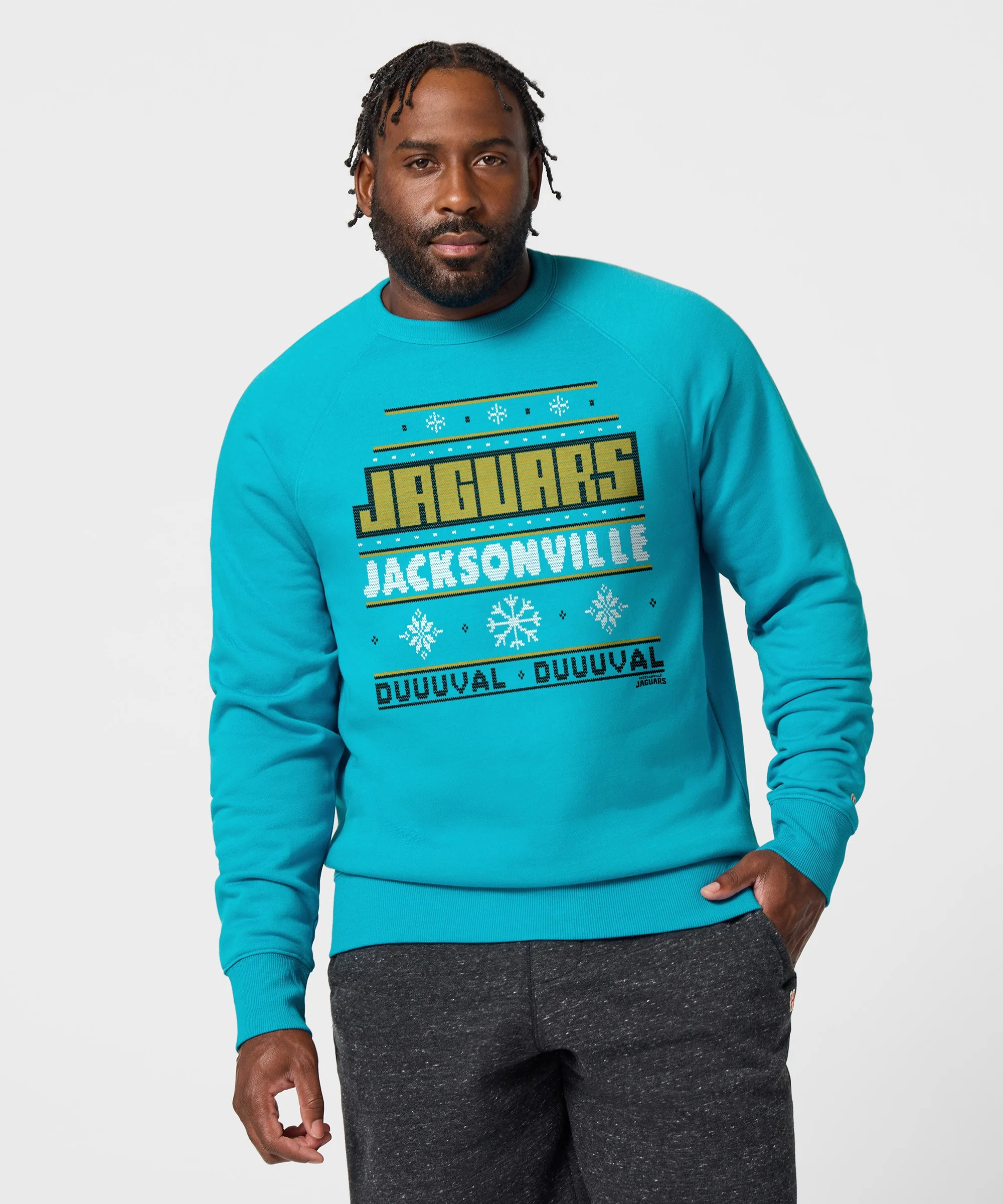 Jacksonville Jaguars Holiday Crewneck - Image 3