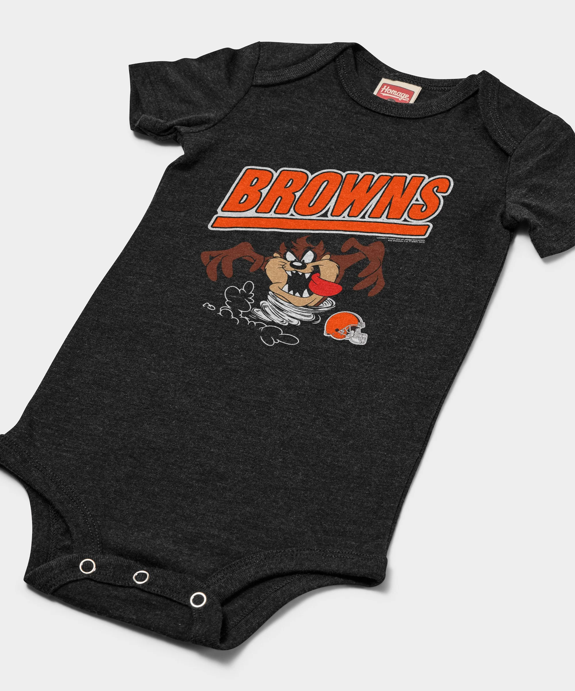 Looney Tunes Taz x Cleveland Browns Baby One Piece - Image 2
