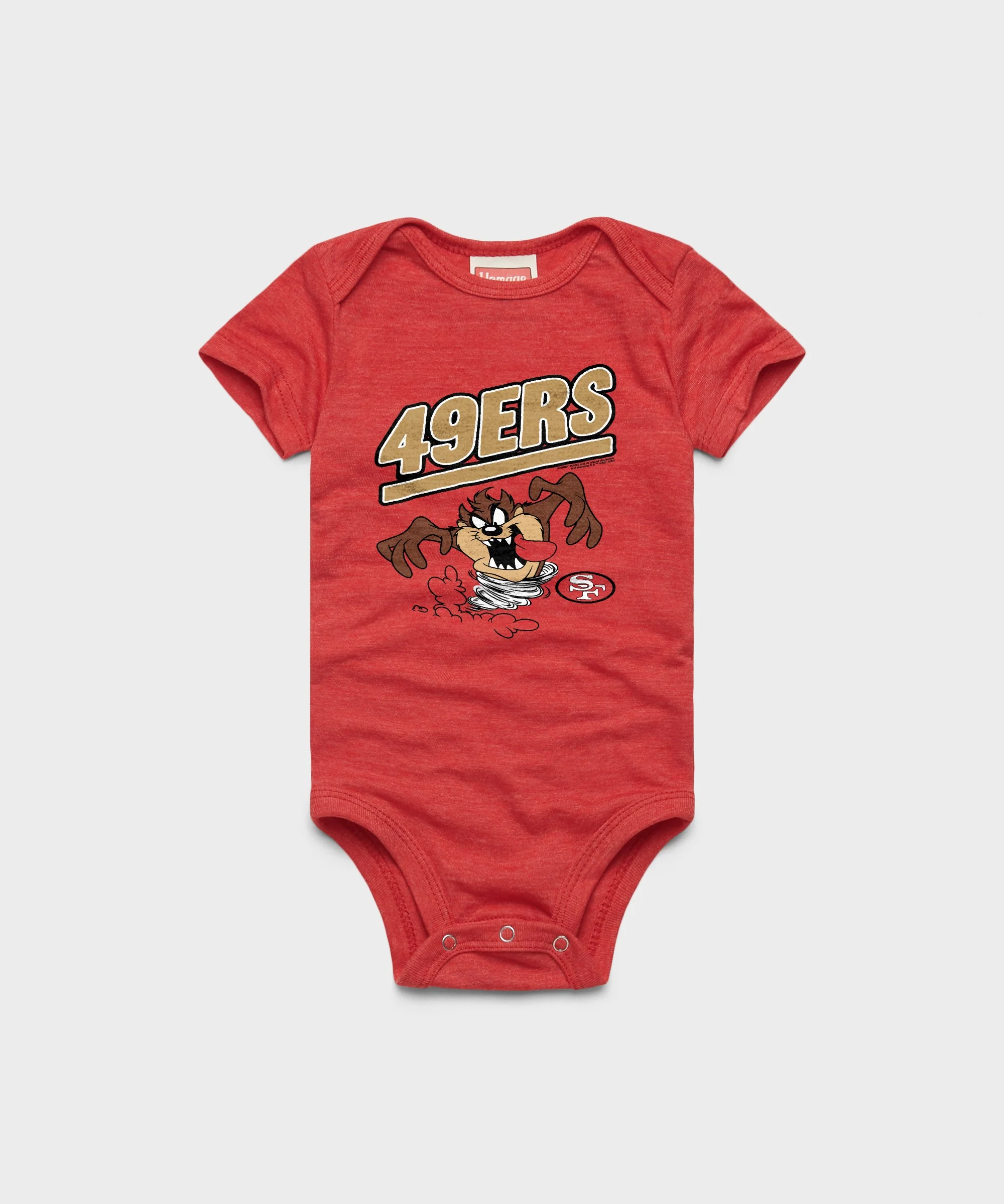 Looney Tunes Taz x San Francisco 49ers Baby One Piece