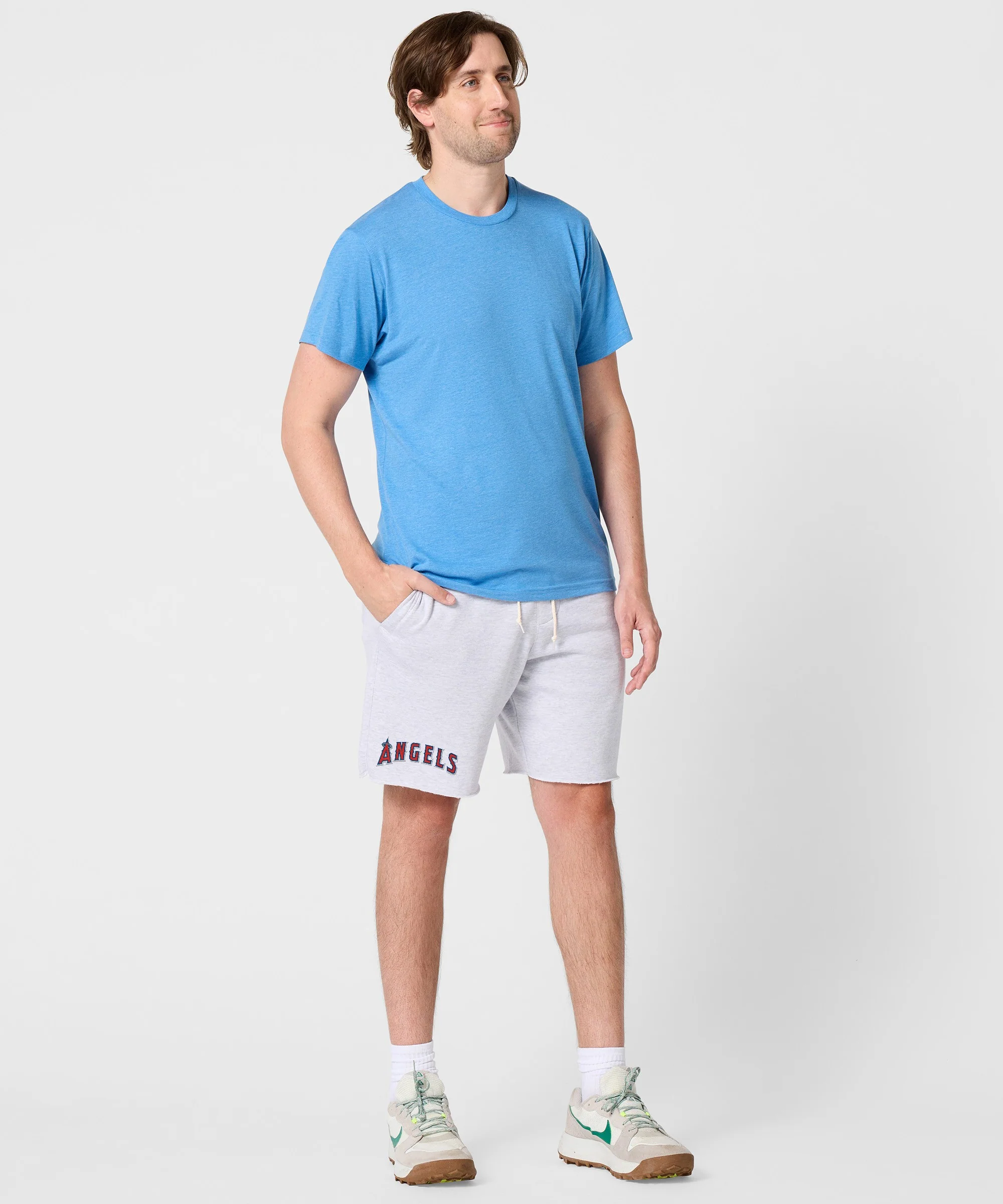 Los Angeles Angels Jersey Logo '12 Sweat Shorts - Image 5