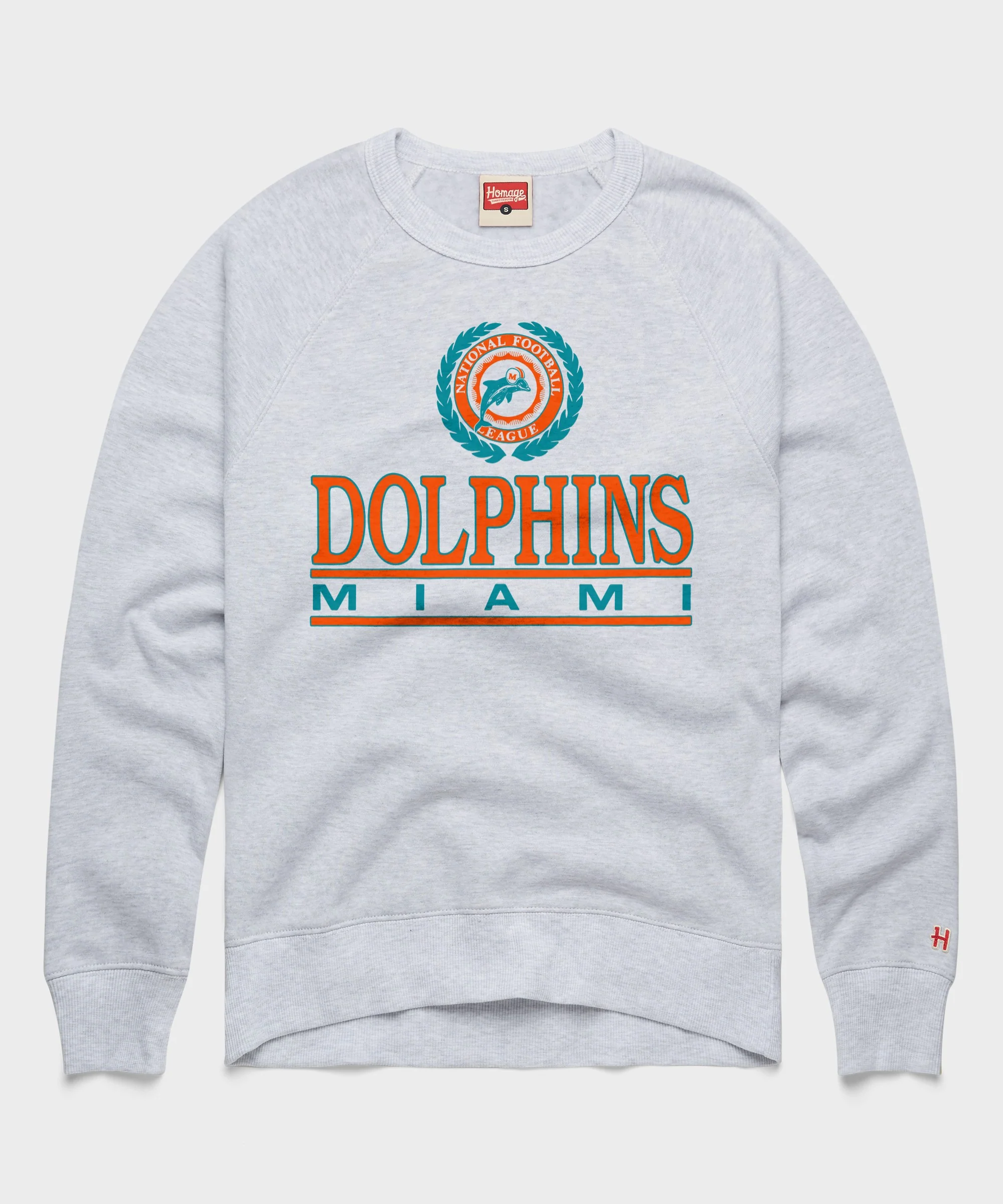 Miami Dolphins Crest Crewneck