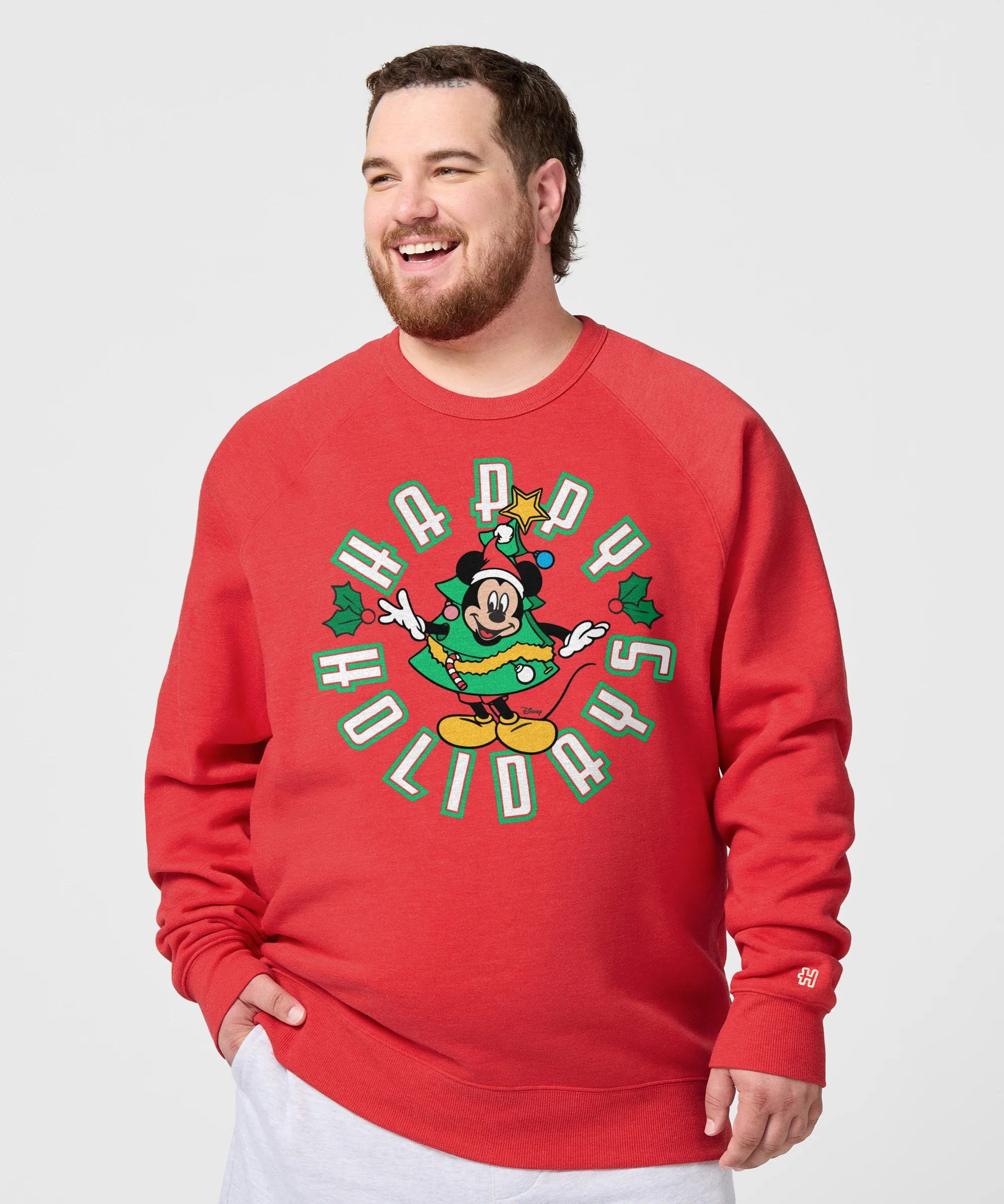 Mickey Mouse Happy Holidays Crewneck - Image 3