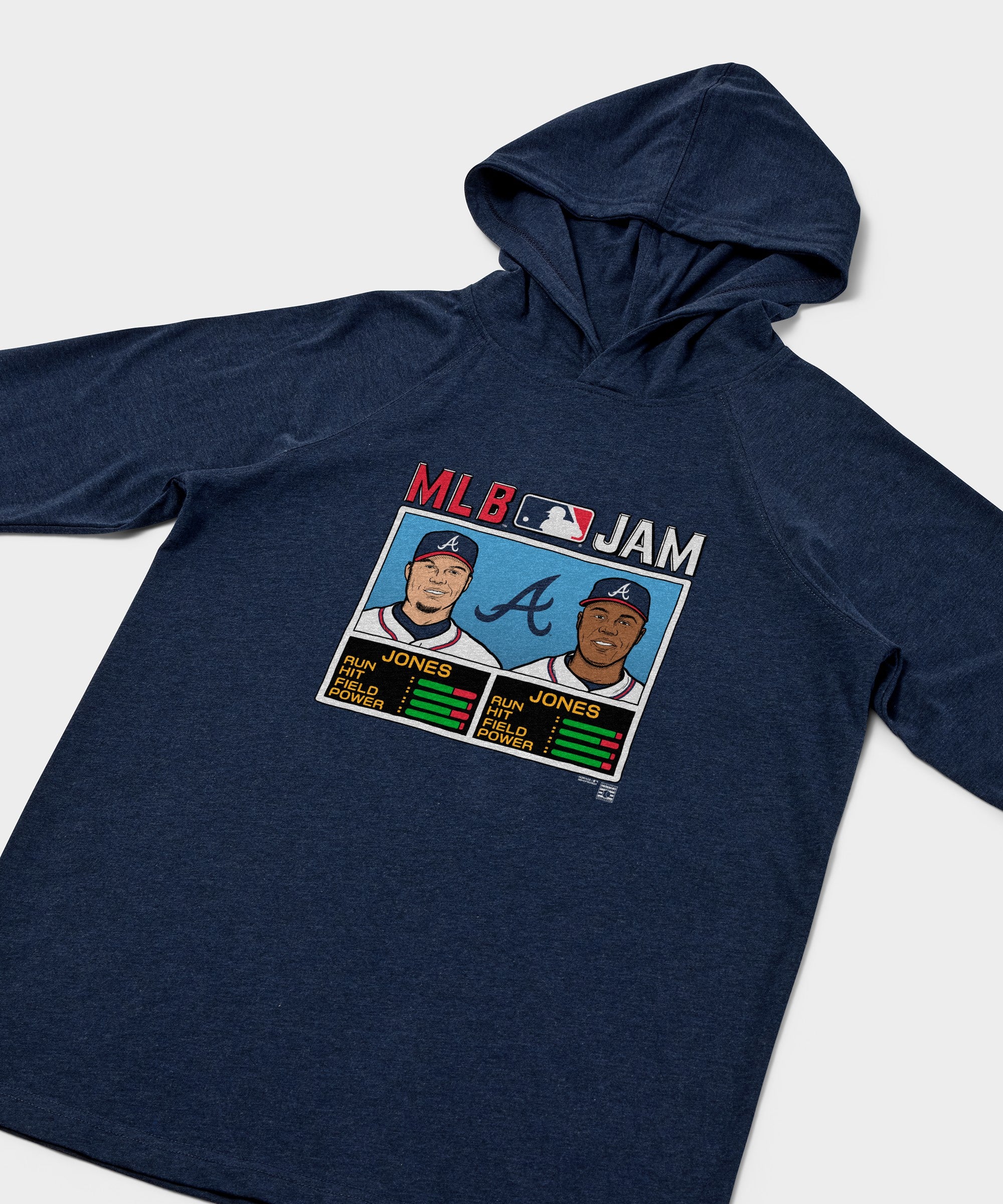 MLB Jam Braves Jones and Jones Lightweight Hoodie - Image 2