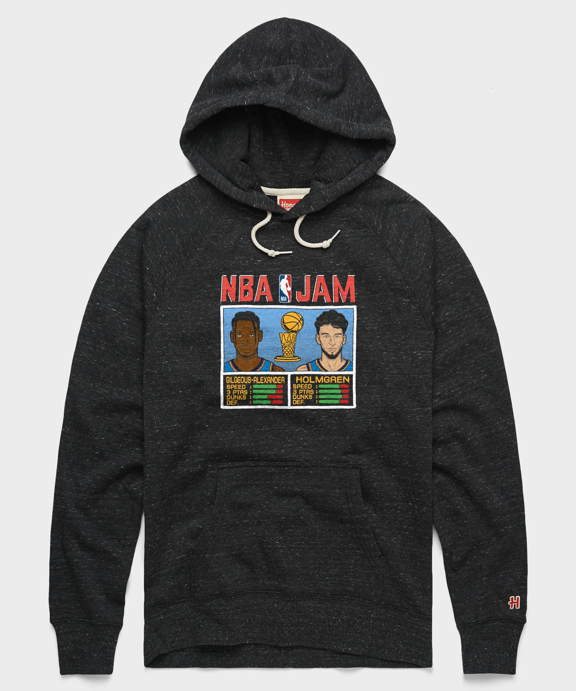 NBA Jam Thunder 2025 Champs Gilgeous-Alexander And Holmgren Hoodie