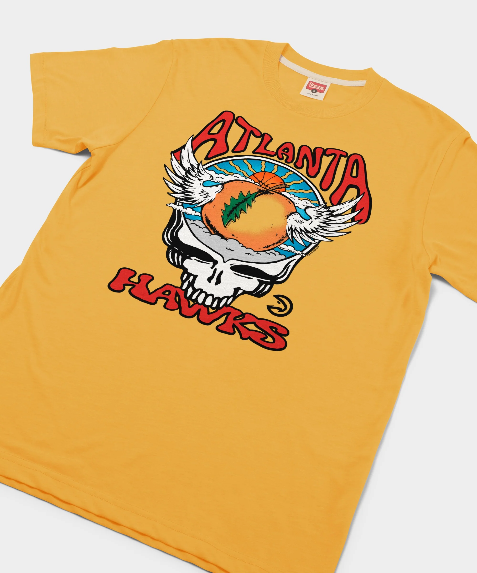 NBA x Grateful Dead x Hawks Skull - Image 2