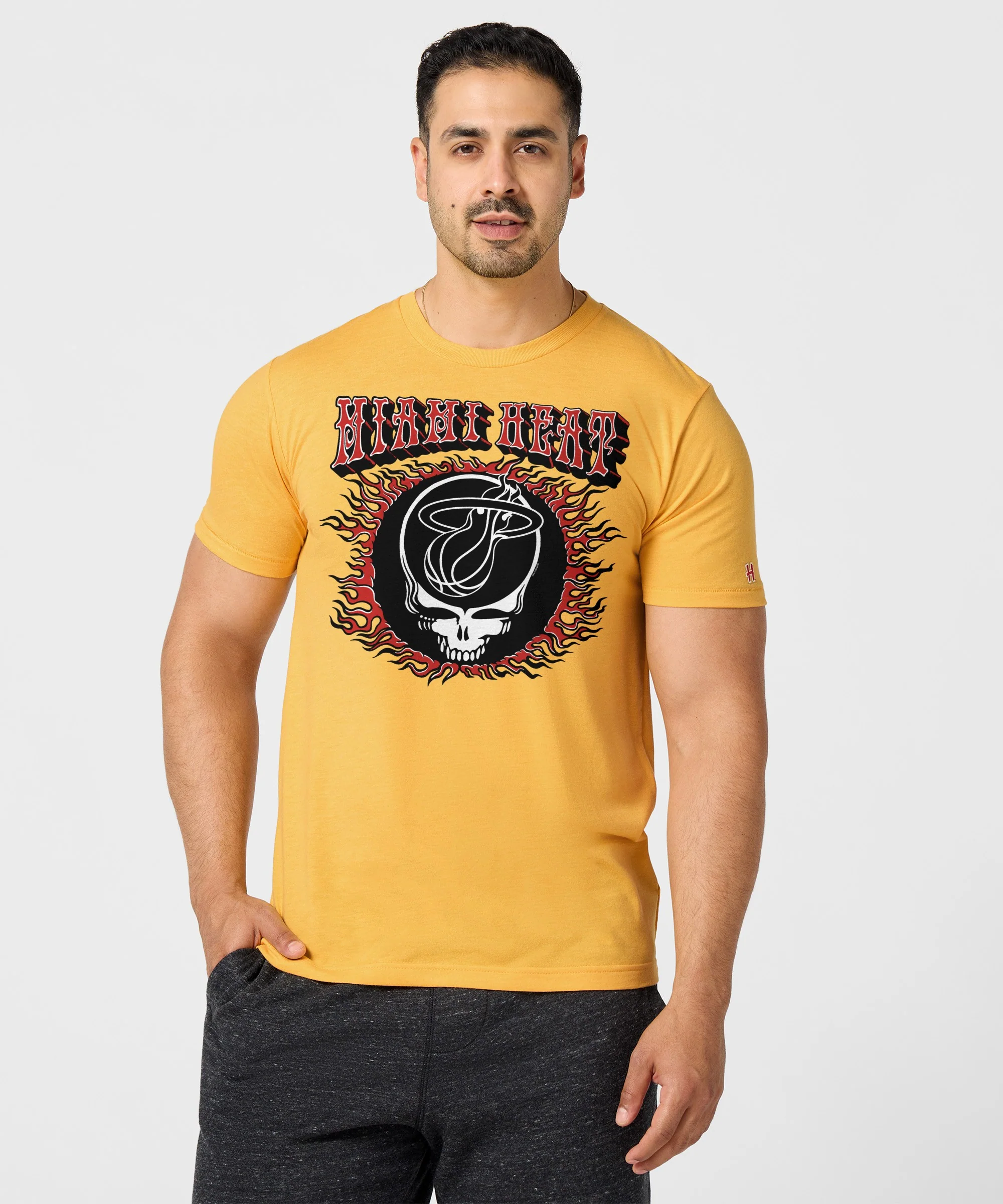 NBA x Grateful Dead x Heat Flaming Skull - Image 3
