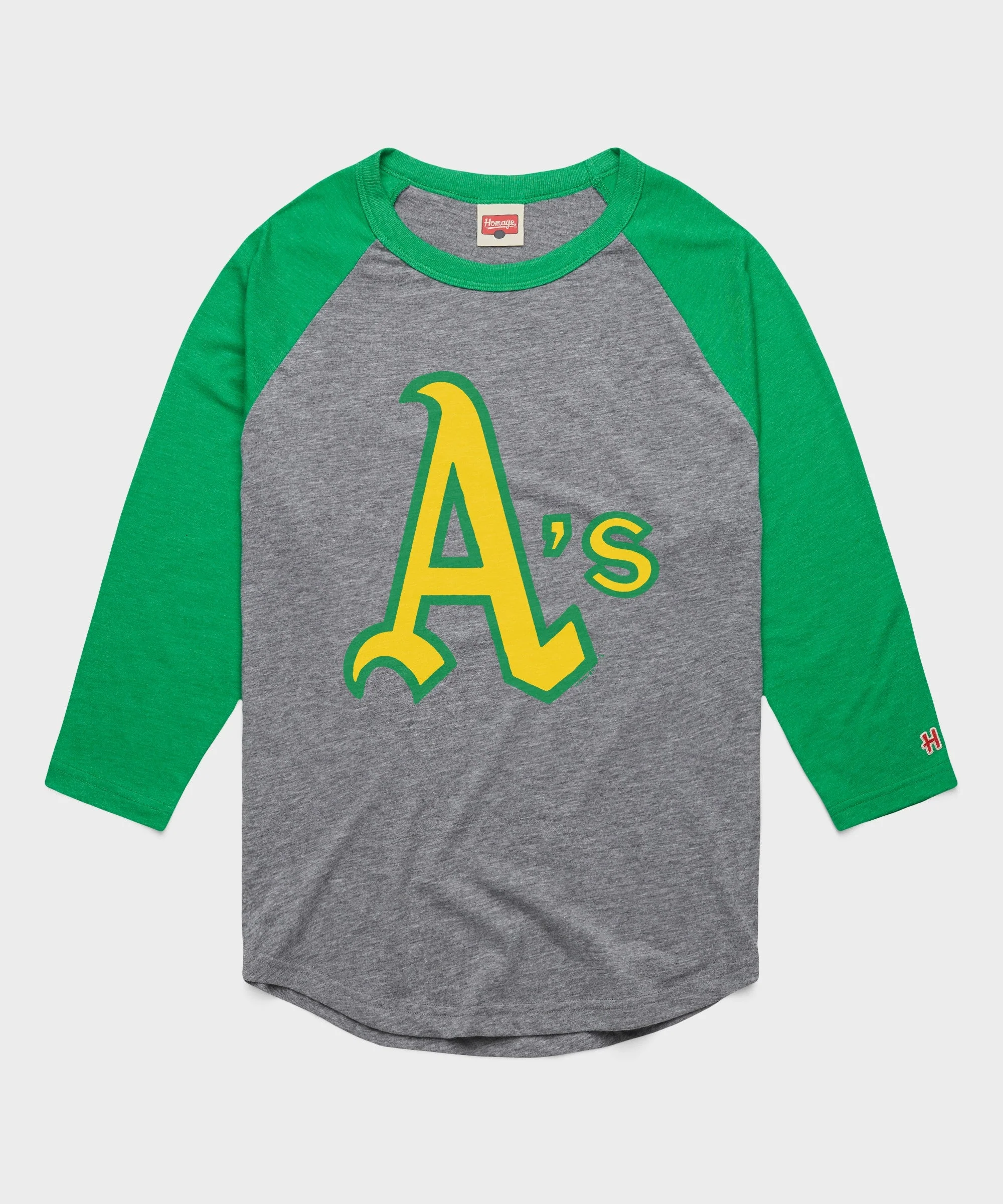 Oakland Athletics Jersey Logo '70 Raglan