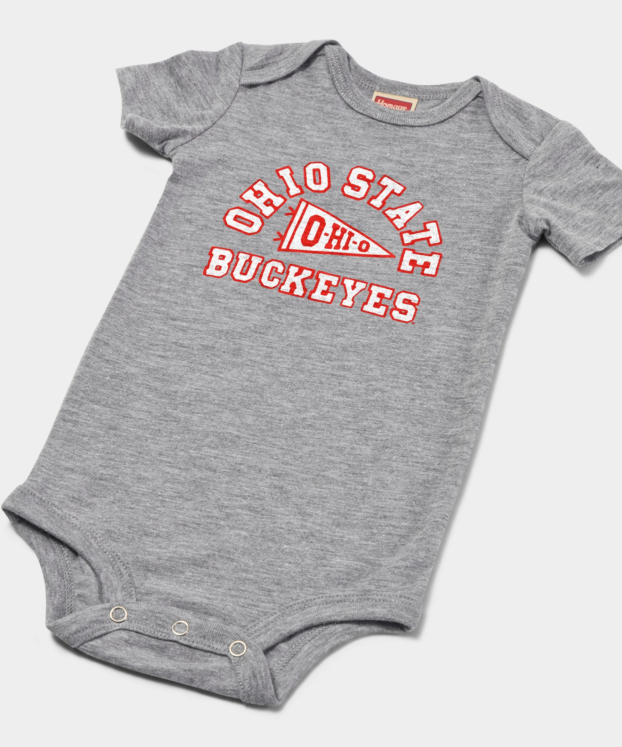 Ohio State Buckeyes Pennant Baby One Piece - Image 2