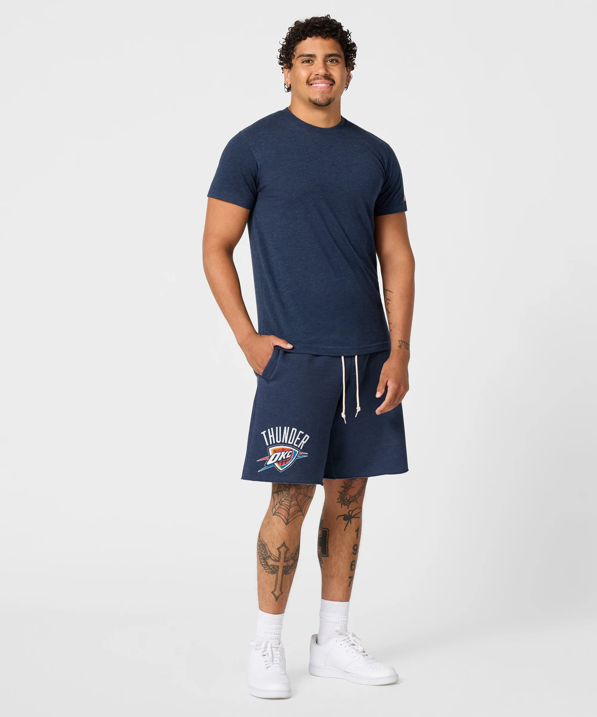 Oklahoma City Thunder Arch Sweat Shorts - Image 5