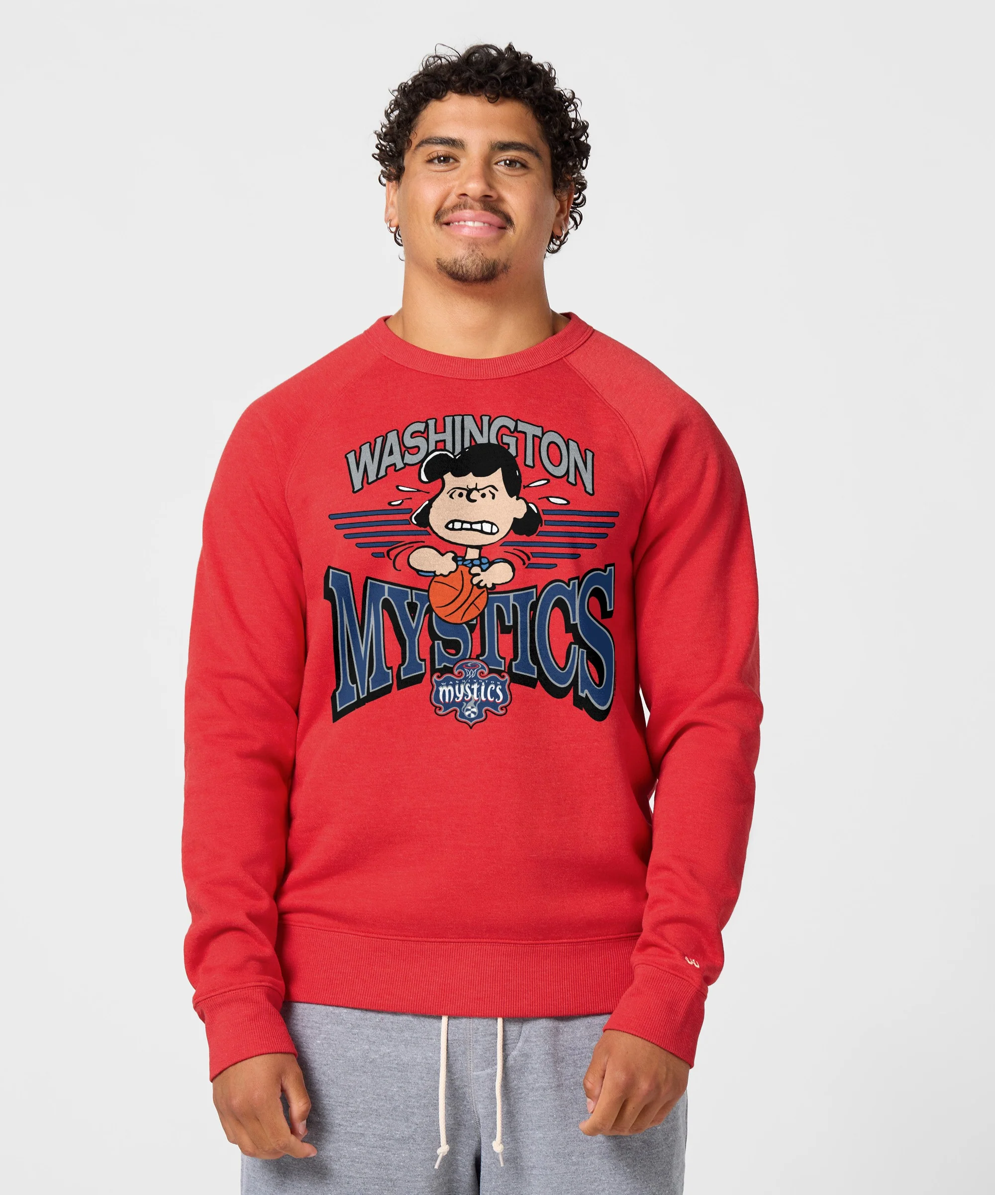 Peanuts Lucy x Washington Mystics Crewneck - Image 3