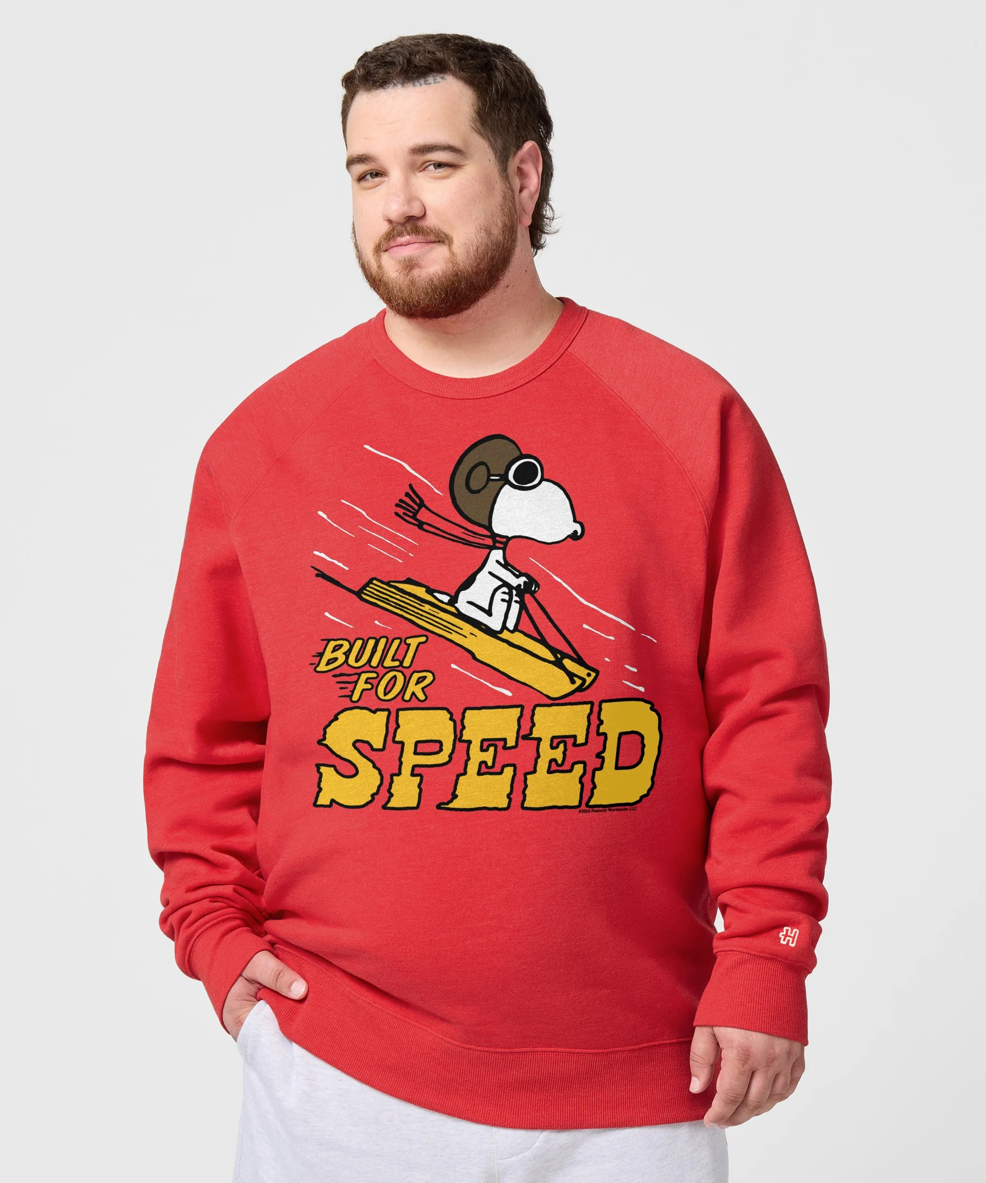 Peanuts Snoopy Built For Speed Crewneck - Image 3