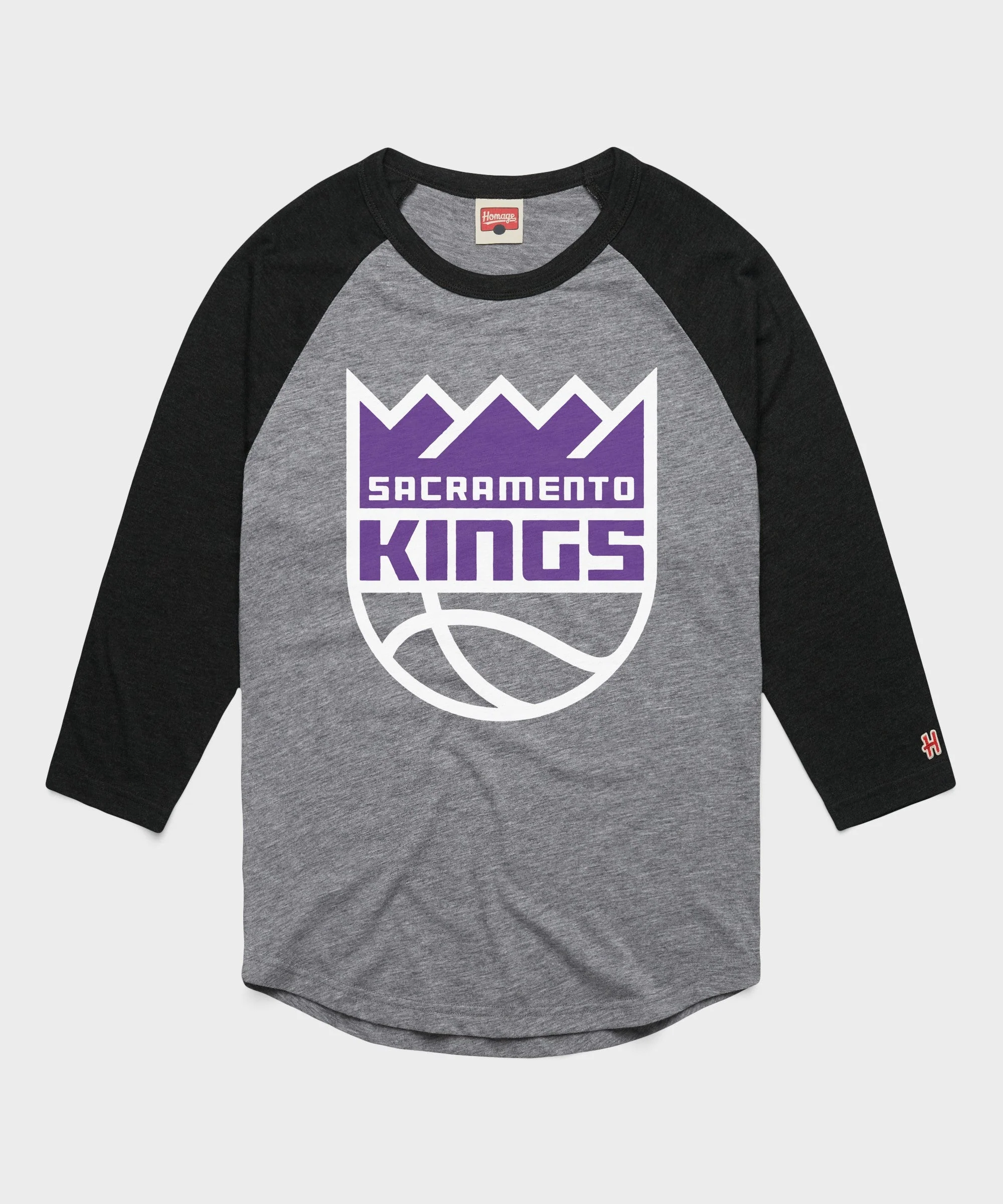 Sacramento Kings Logo Raglan