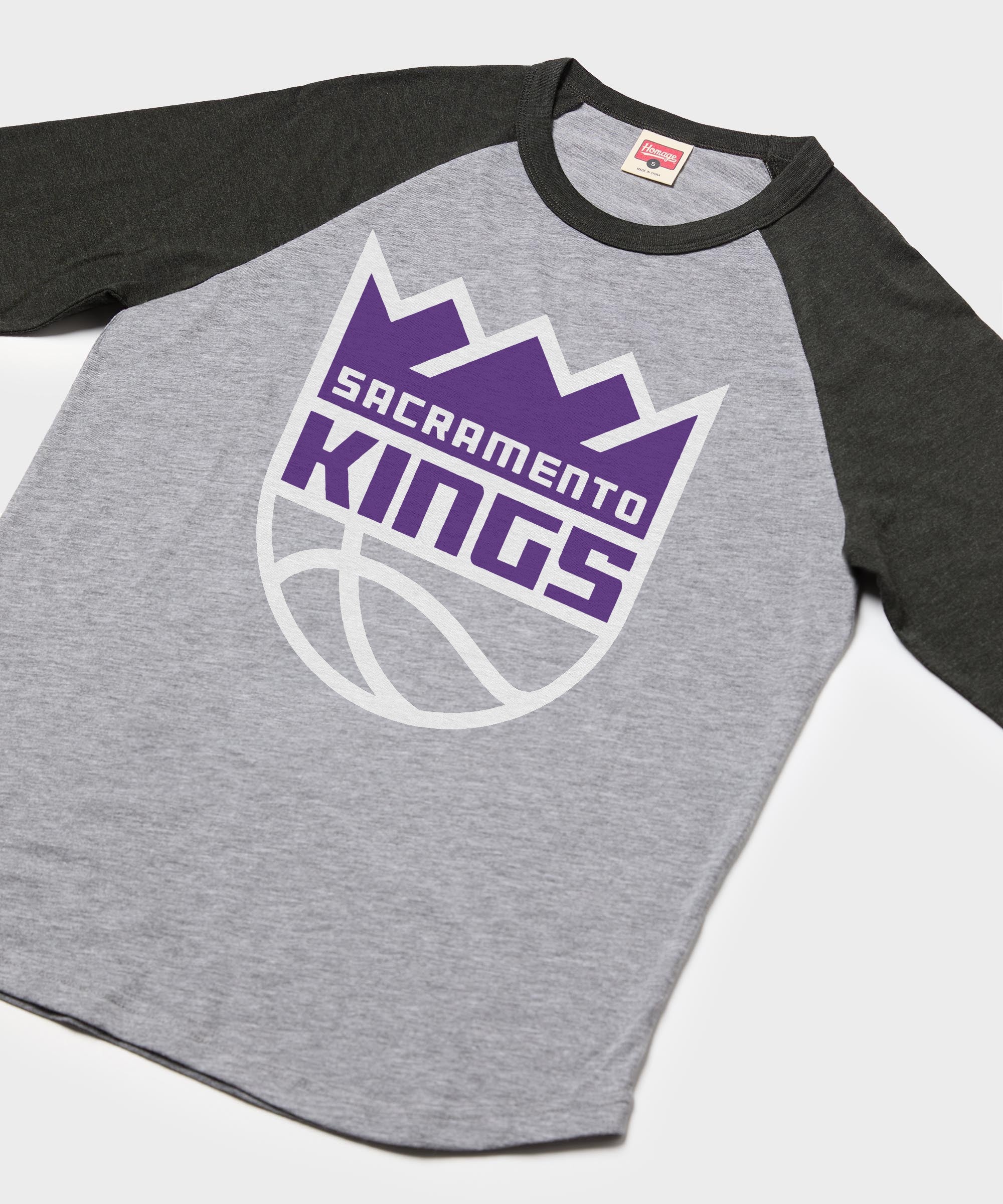 Sacramento Kings Logo Raglan - Image 2