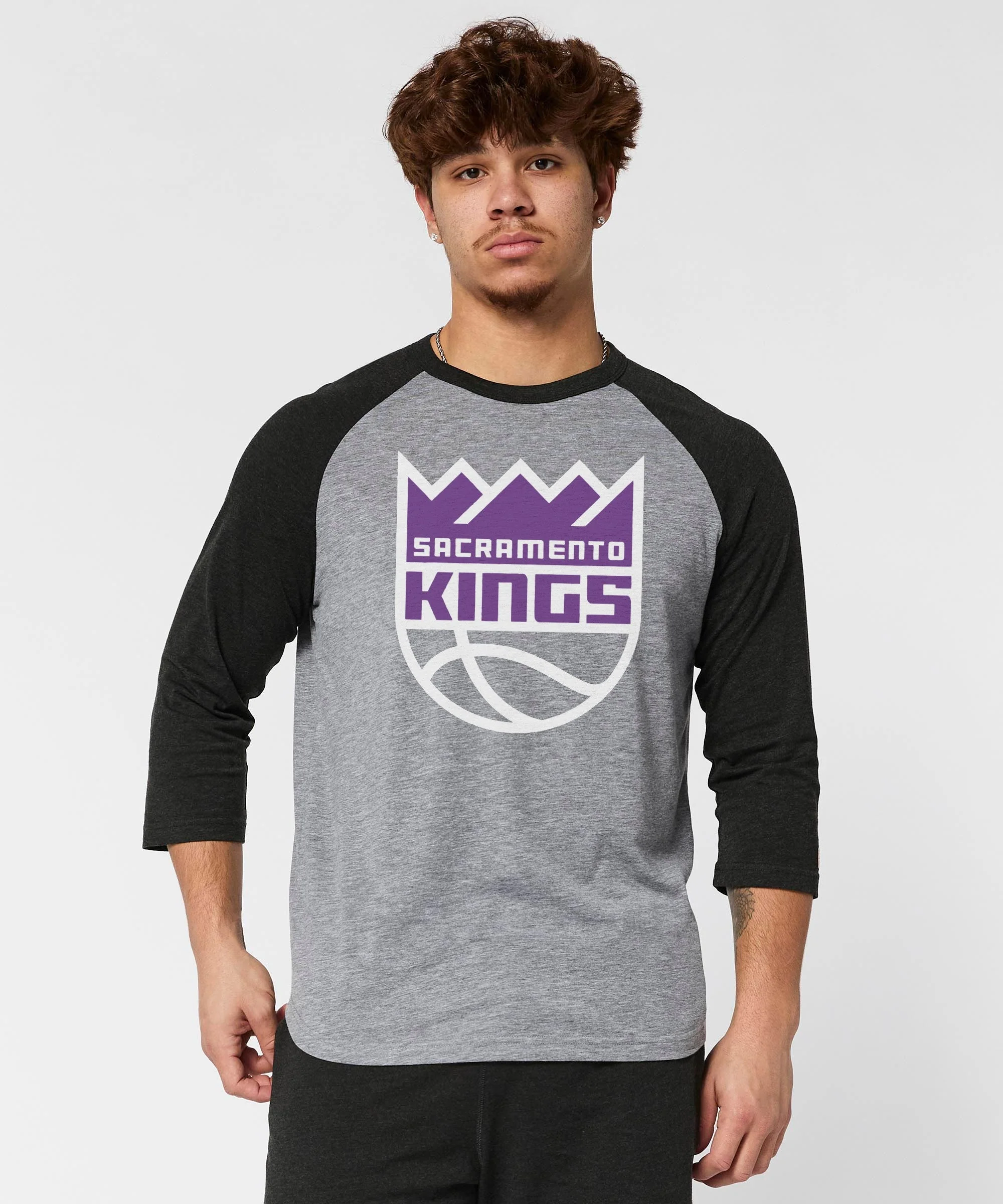 Sacramento Kings Logo Raglan - Image 3