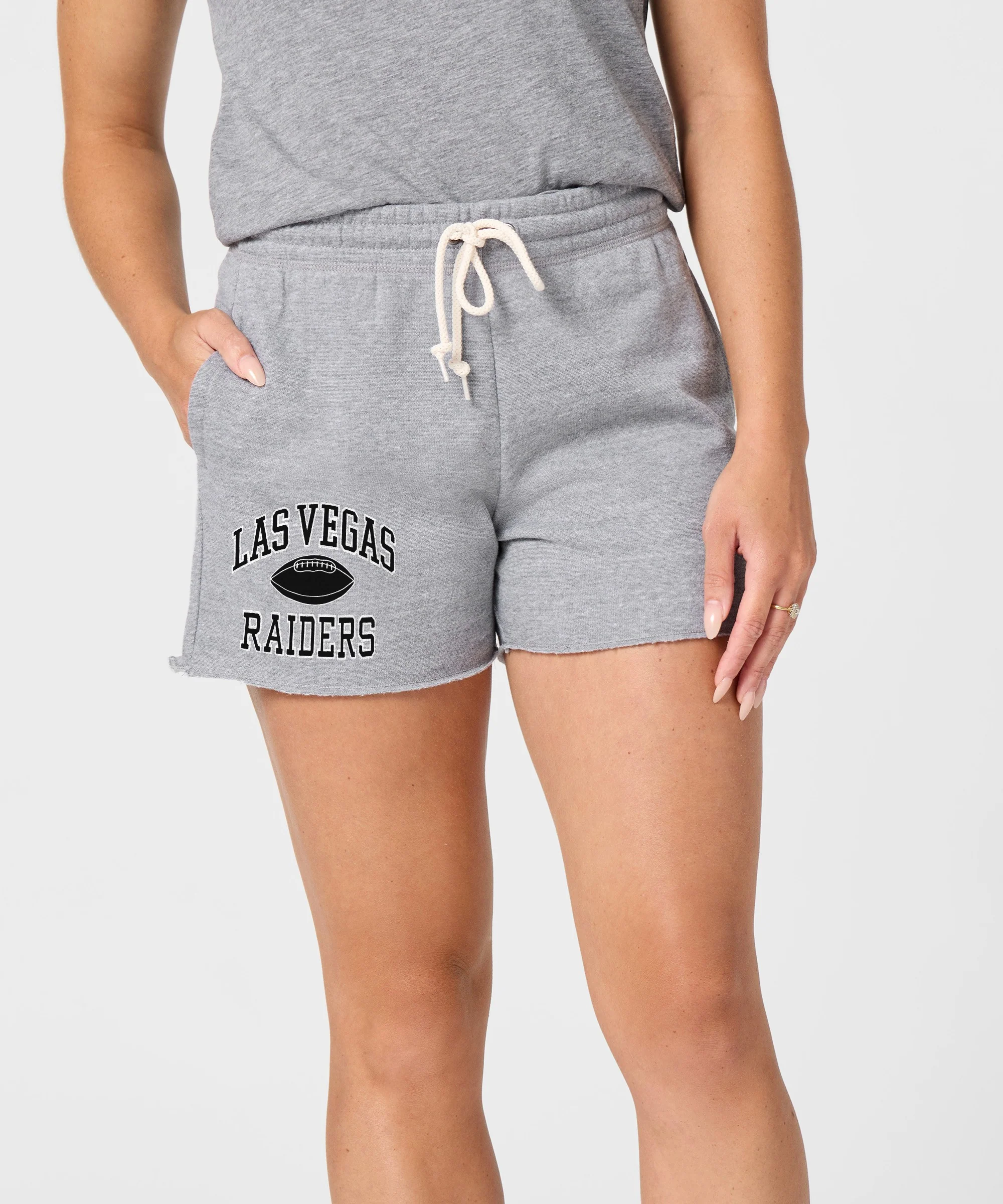 Women's Las Vegas Raiders Gridiron Sweat Shorts - Image 3