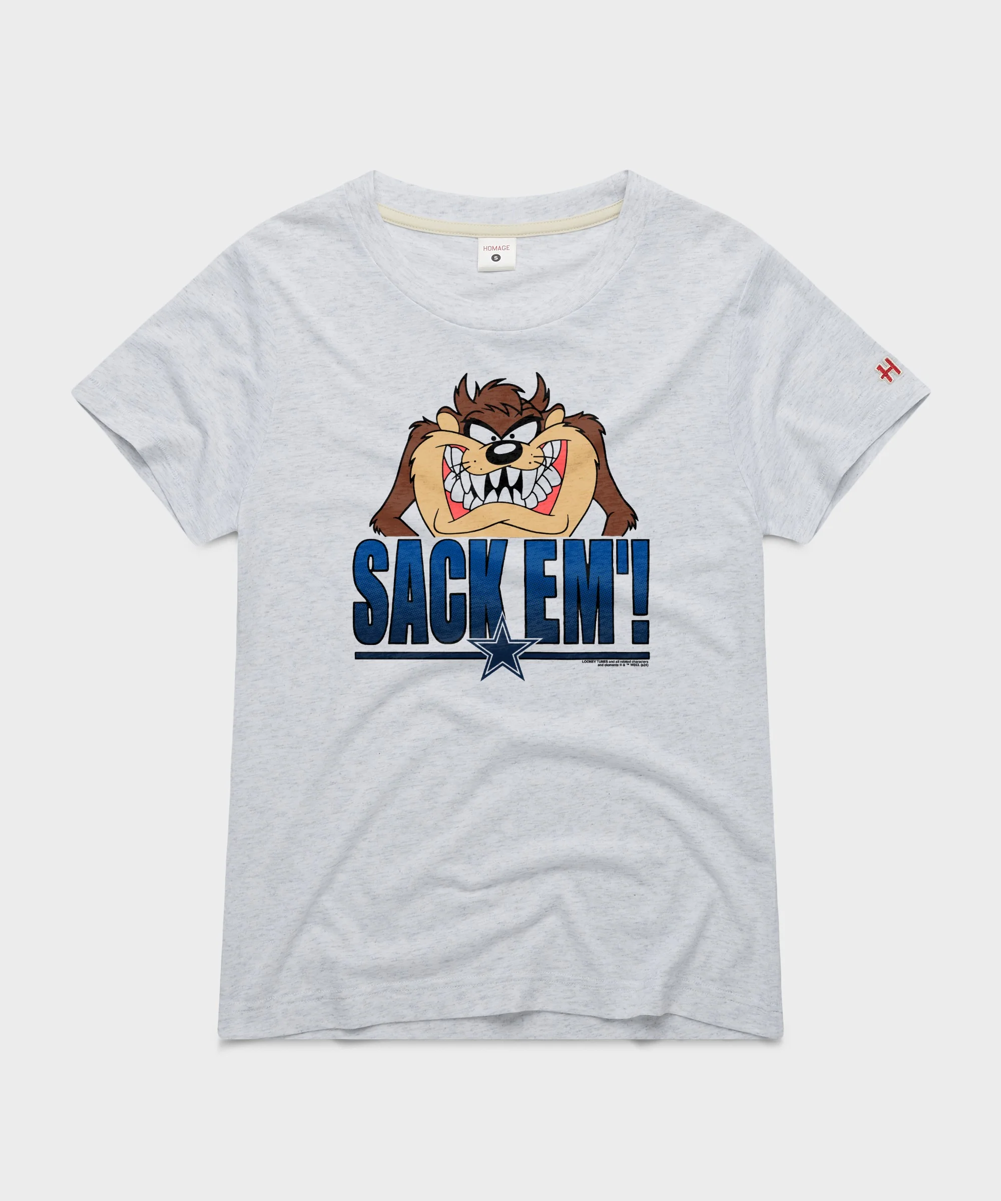 Women's Looney Tunes Taz Sack Em' x Dallas Cowboys