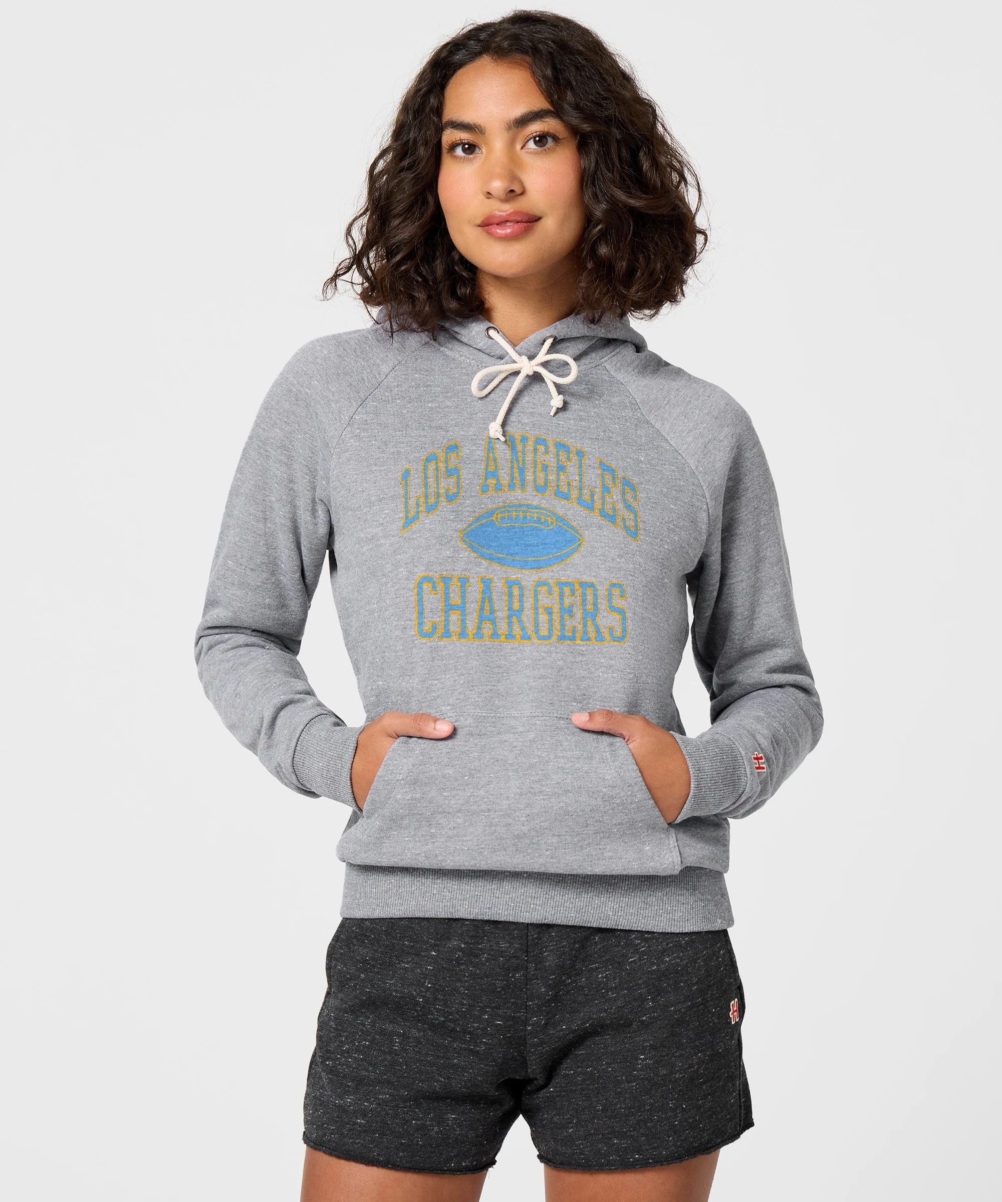 Women's Los Angeles Chargers Gridiron Hoodie - Image 3