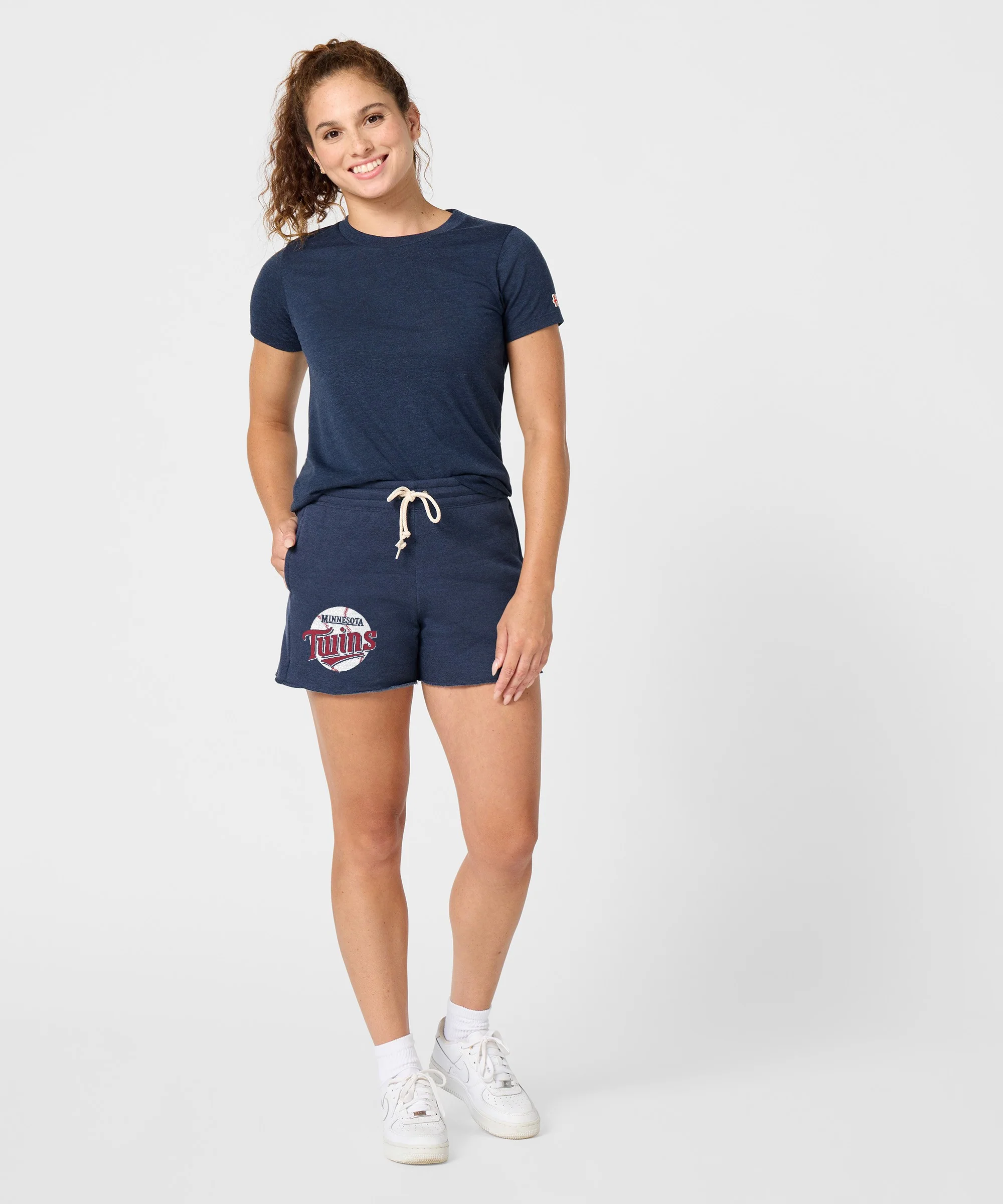 Women's Minnesota Twins '87 Sweat Shorts - Image 5
