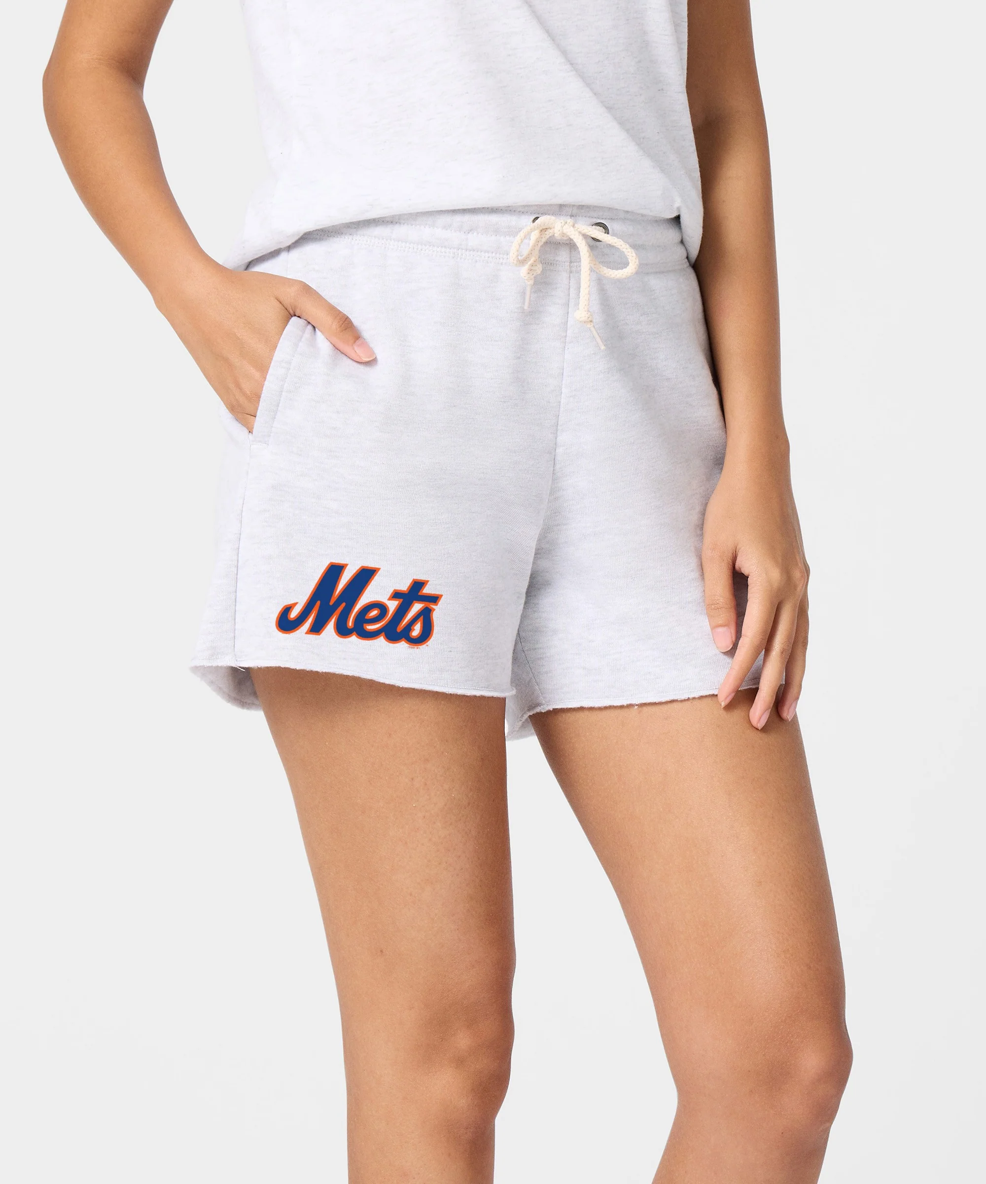 Women's New York Mets Jersey Logo '15 Sweat Shorts - Image 3