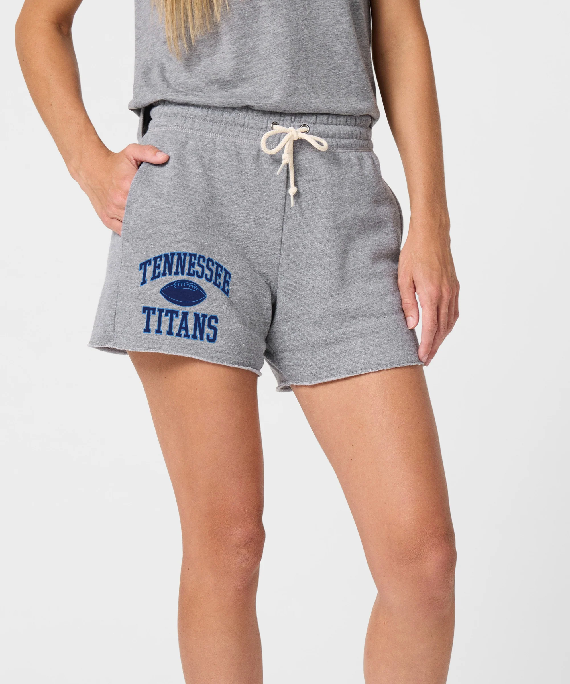 Women's Tennessee Titans Gridiron Sweat Shorts - Image 3