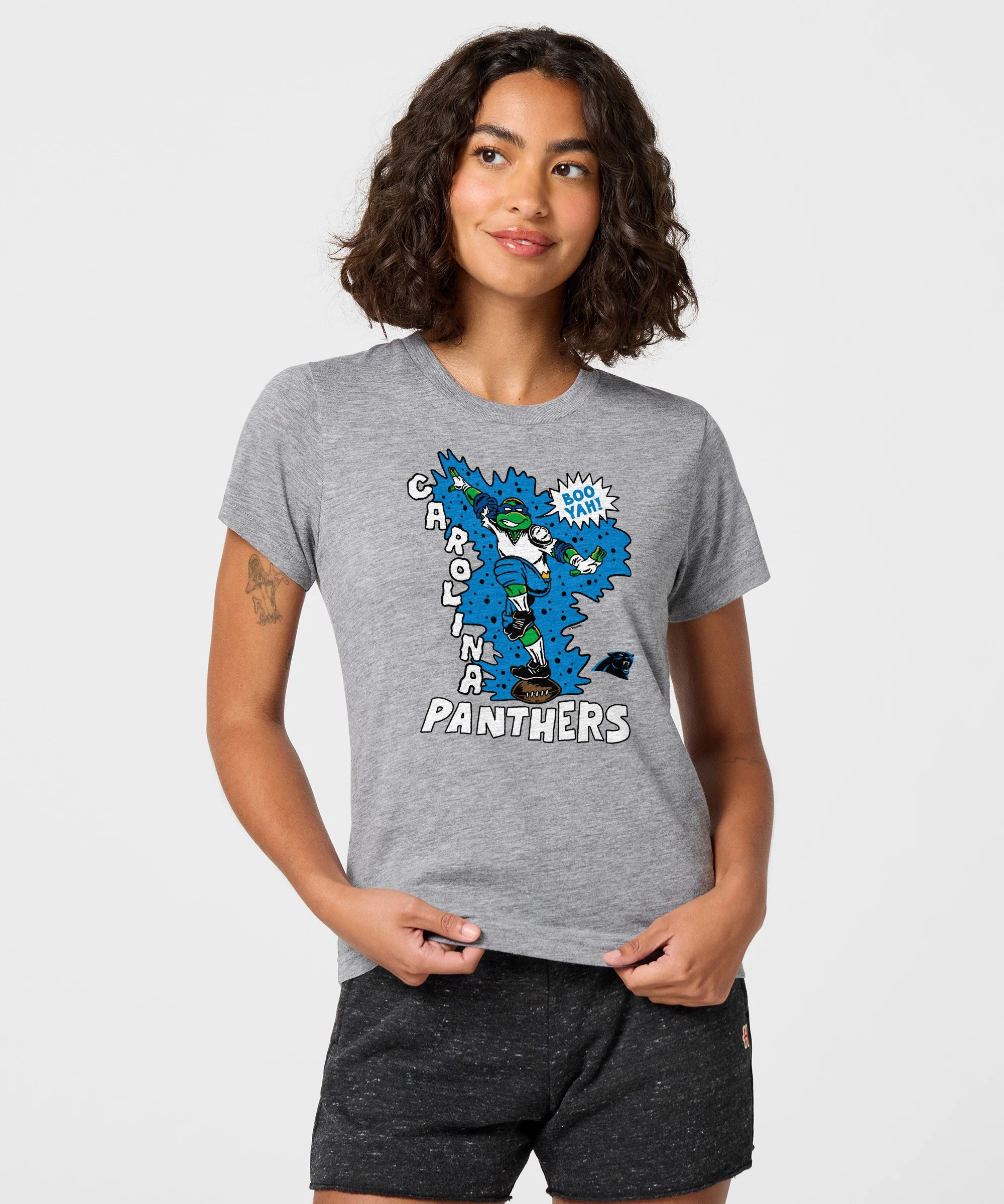 Women's TMNT Leonardo x Carolina Panthers - Image 3