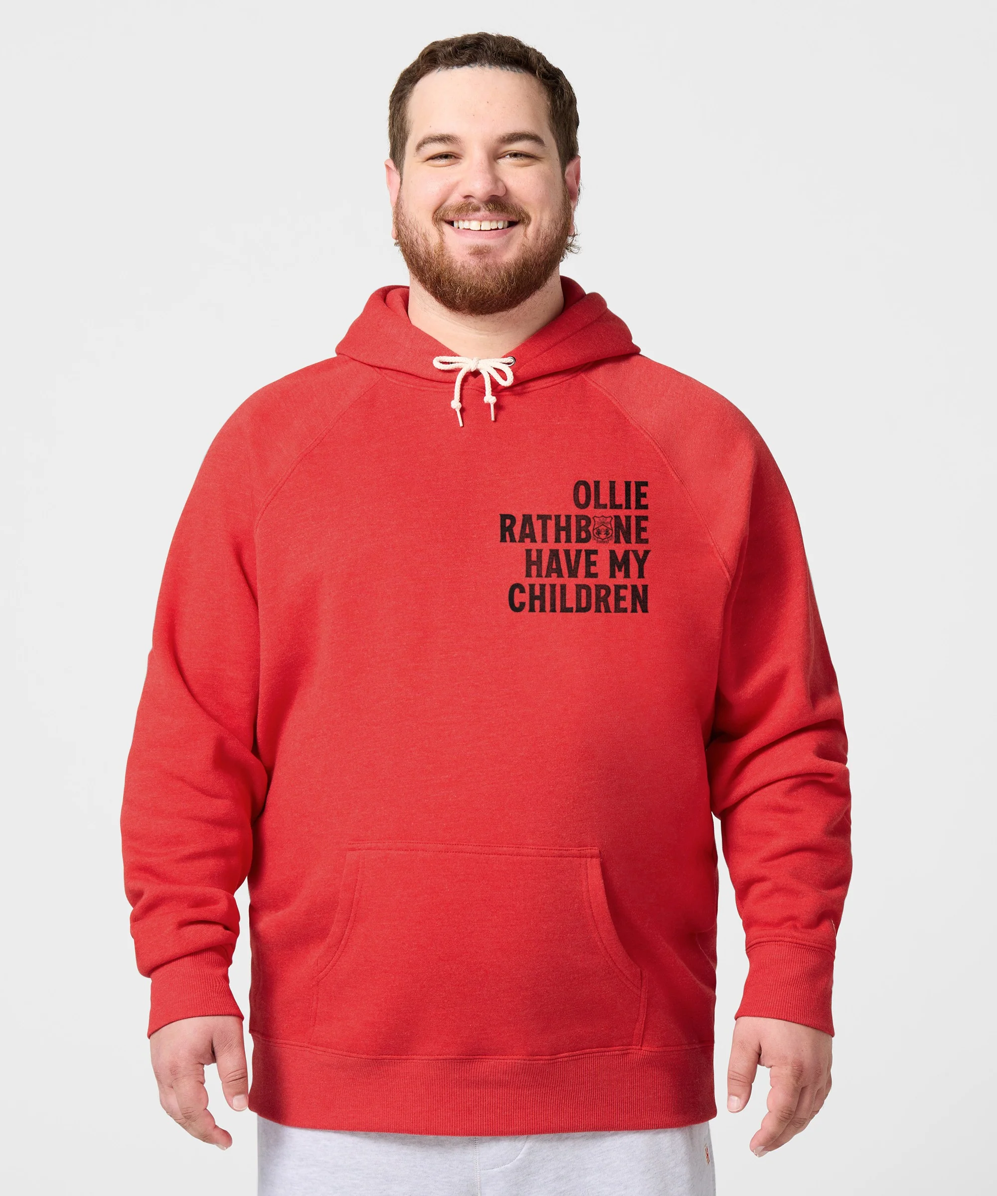 Wrexham AFC Ollie Rathbone Have My Children Left Chest Hoodie - Image 3