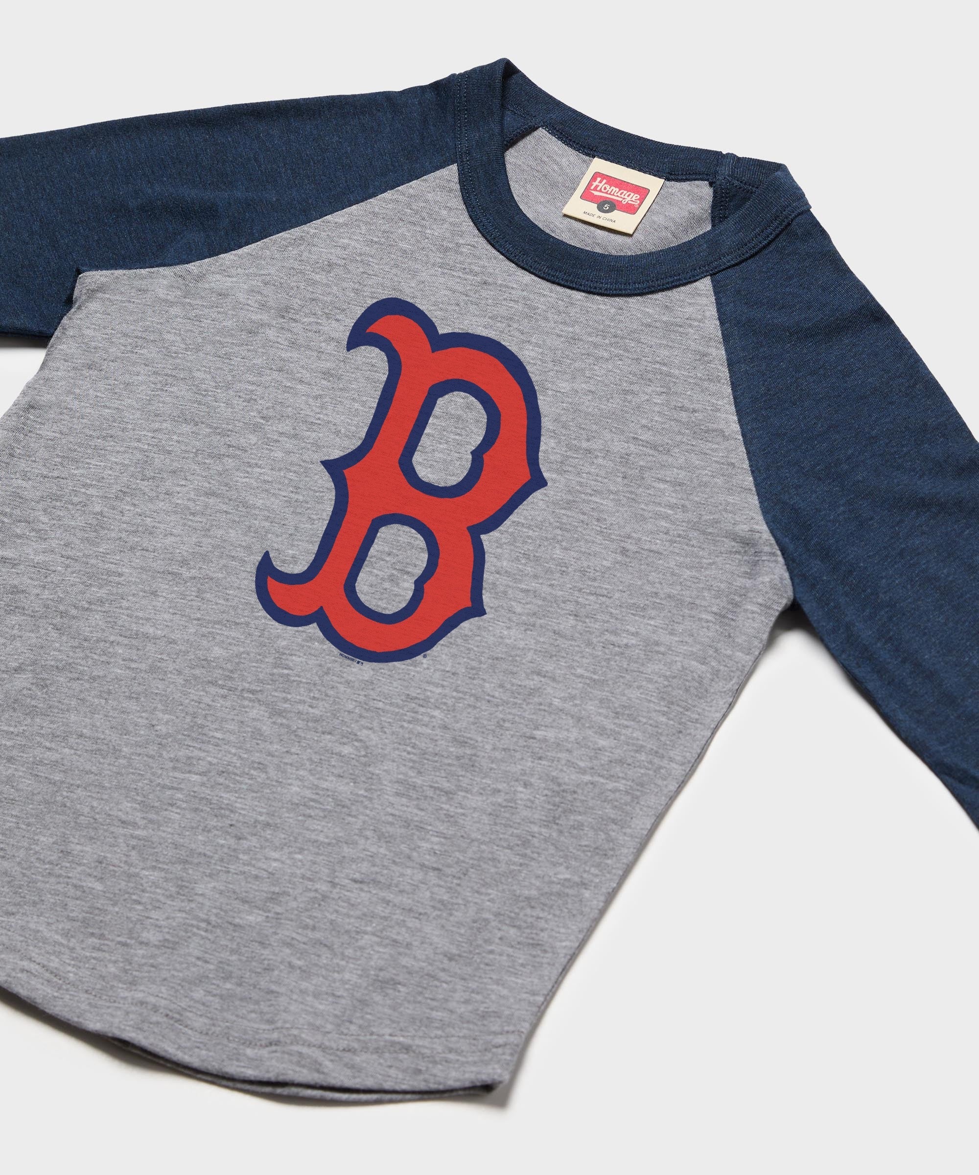 Youth Boston Red Sox Cap Logo '97 Raglan - Image 2
