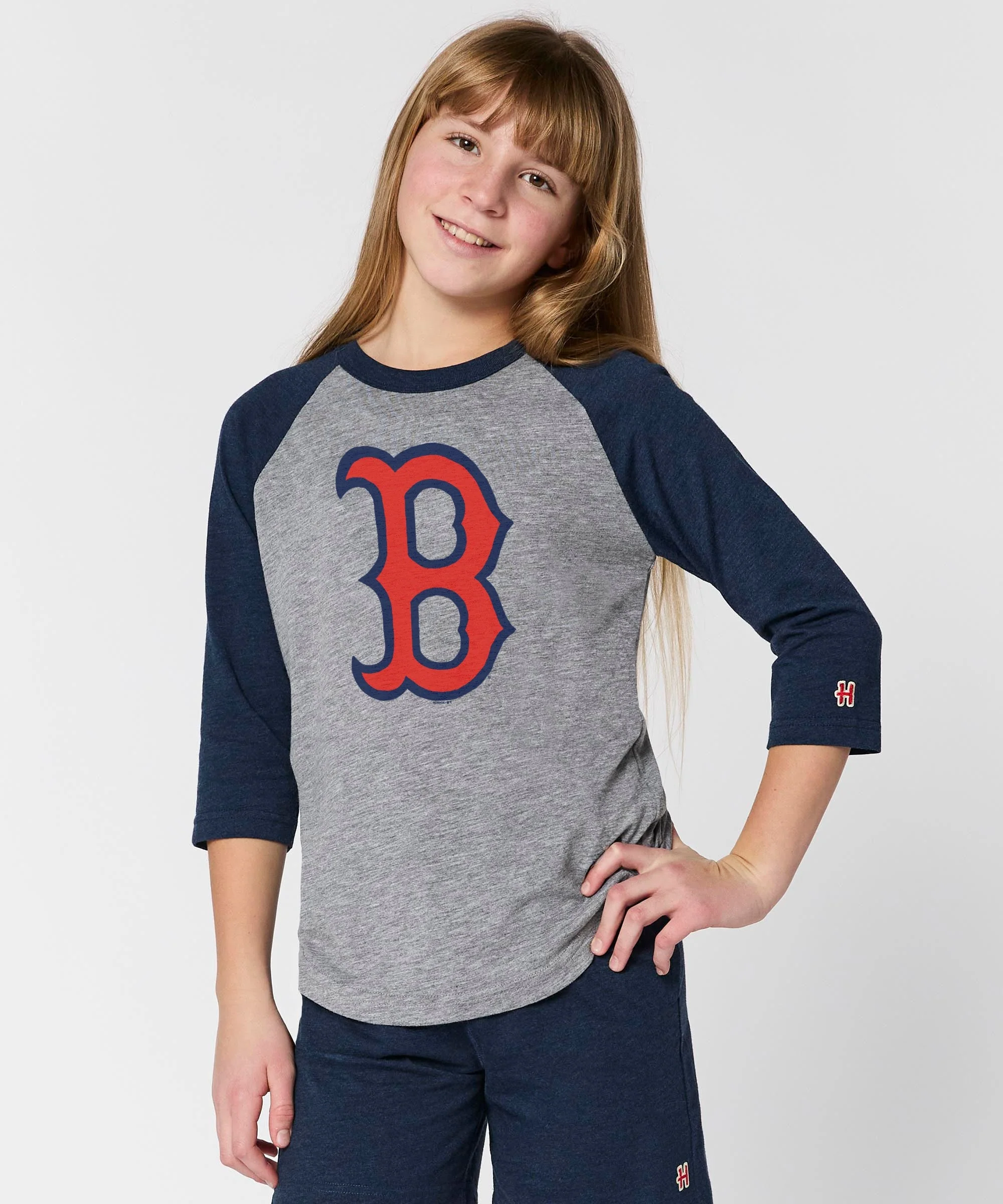 Youth Boston Red Sox Cap Logo '97 Raglan - Image 3