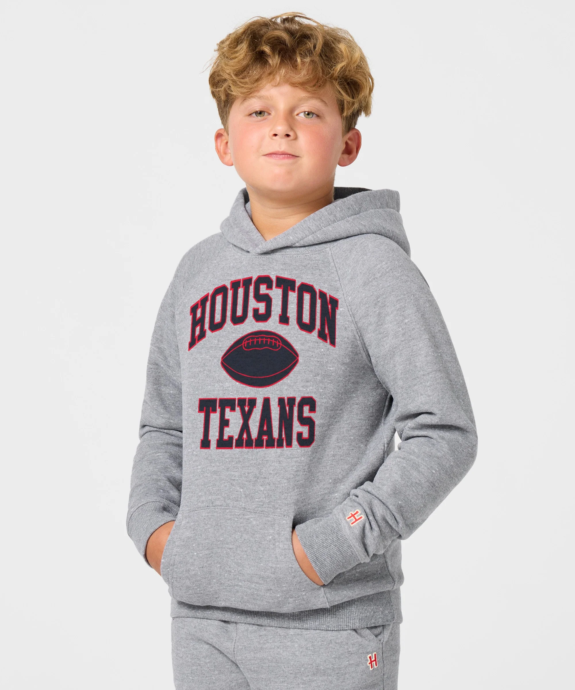 Youth Houston Texans Gridiron Hoodie - Image 3