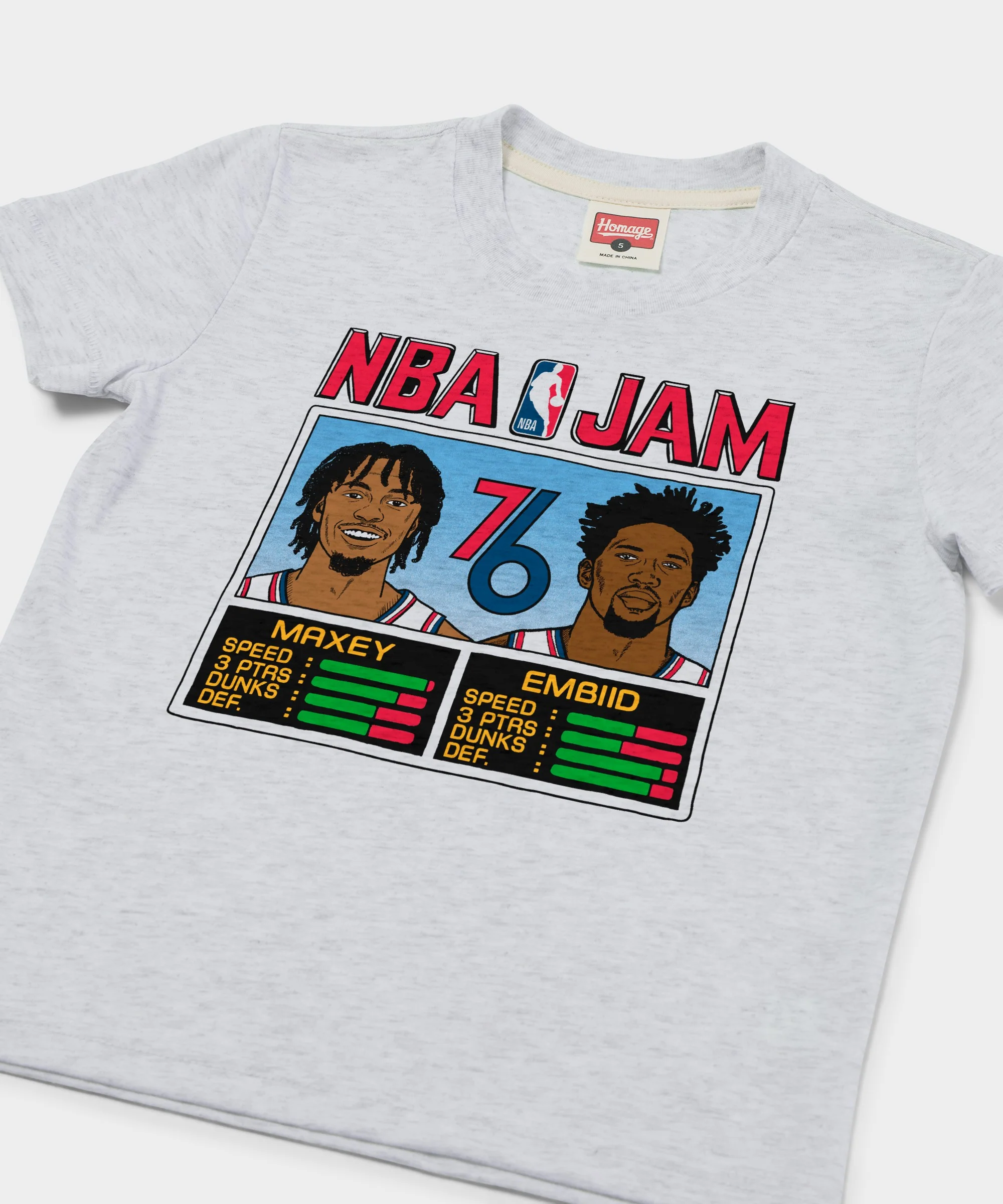 Youth NBA Jam 76ers City Maxey And Embiid - Image 2