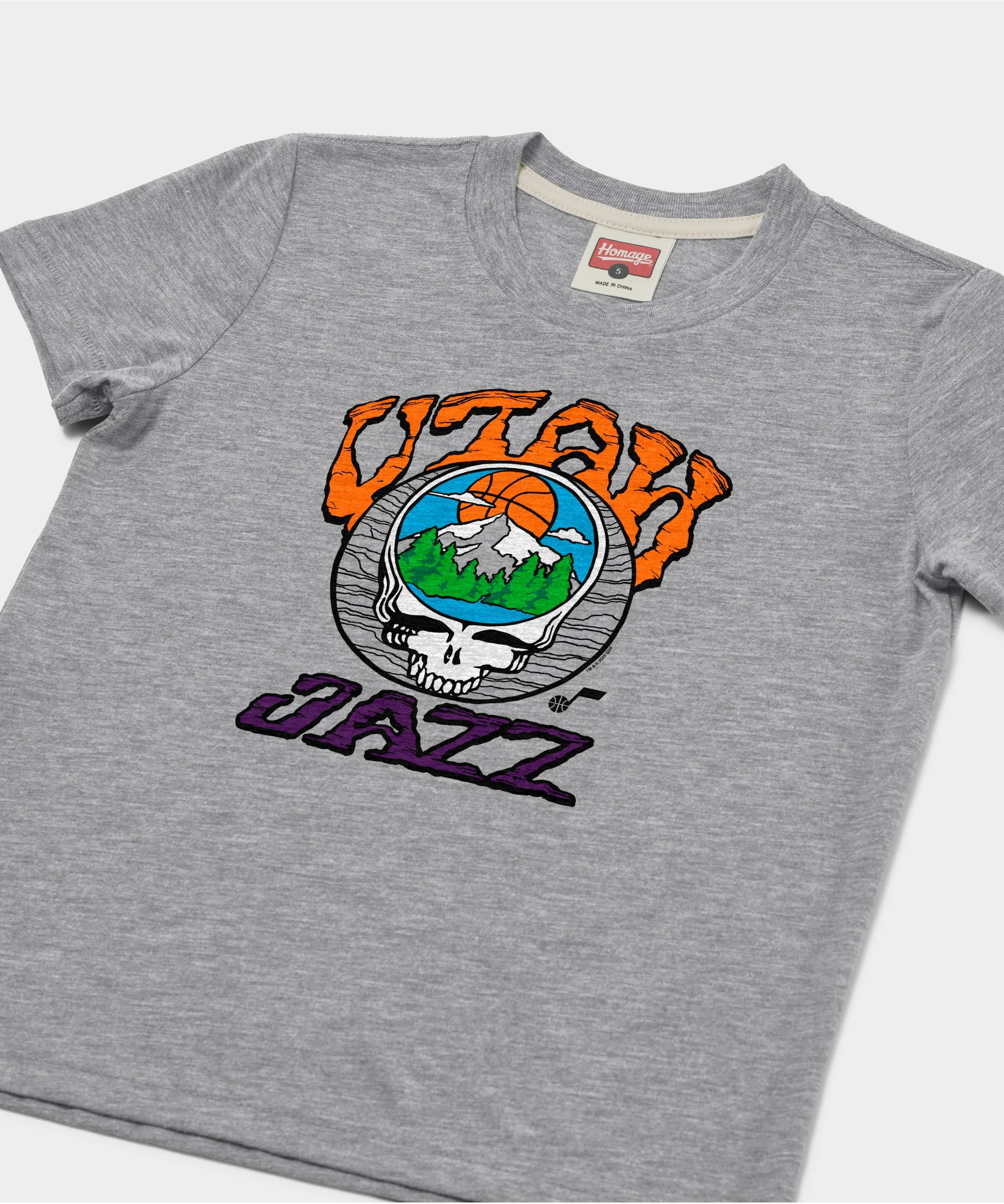 Youth NBA x Grateful Dead x Jazz Skull - Image 2