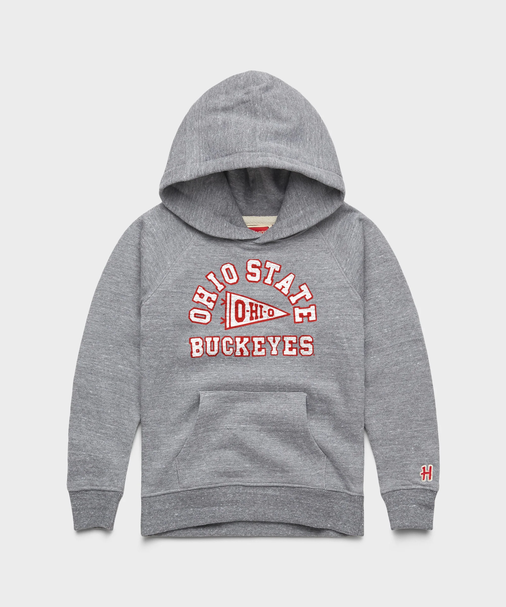 Youth Ohio State Buckeyes Pennant Hoodie
