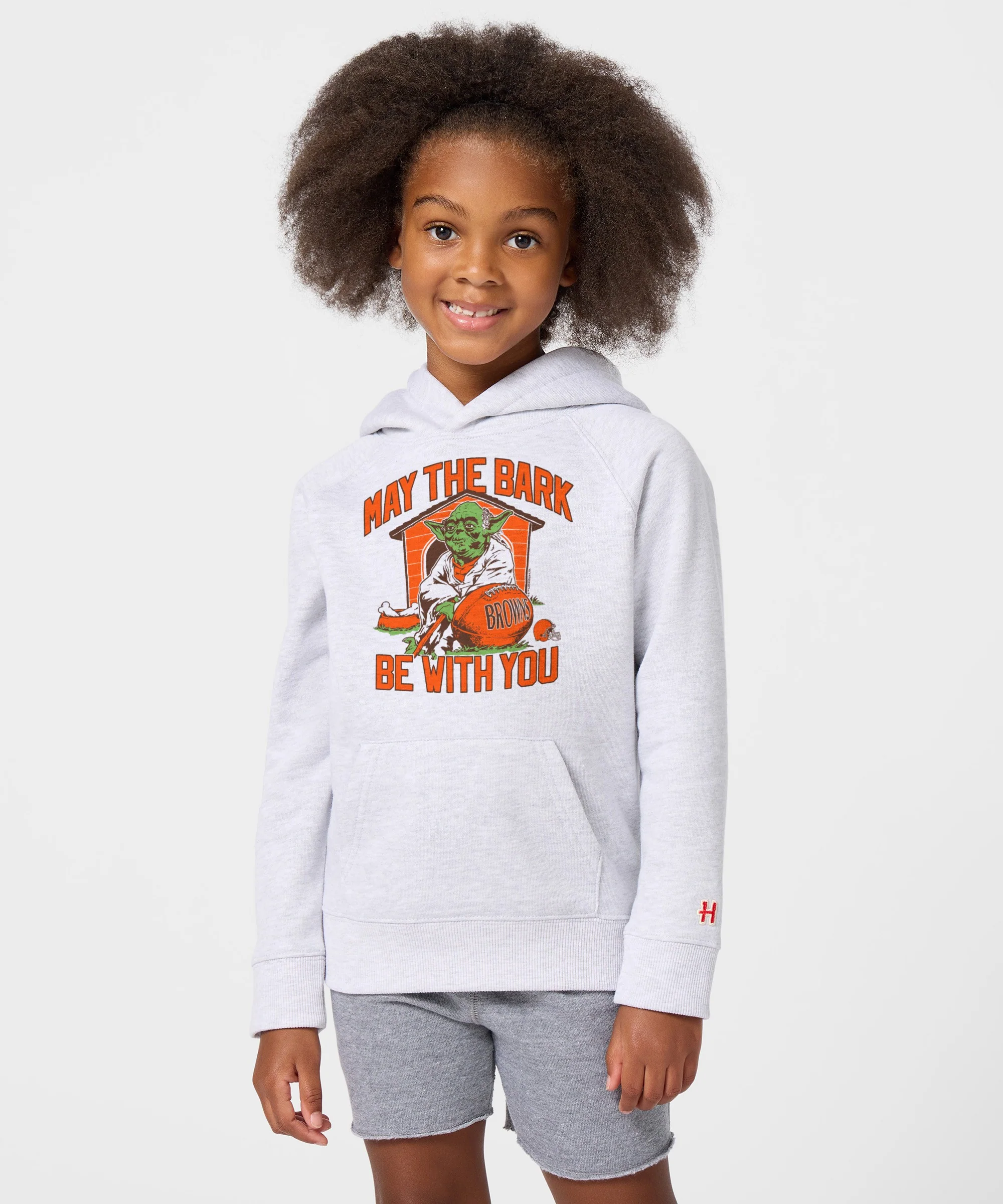 Youth Star Wars x Cleveland Browns Light Side Hoodie - Image 3