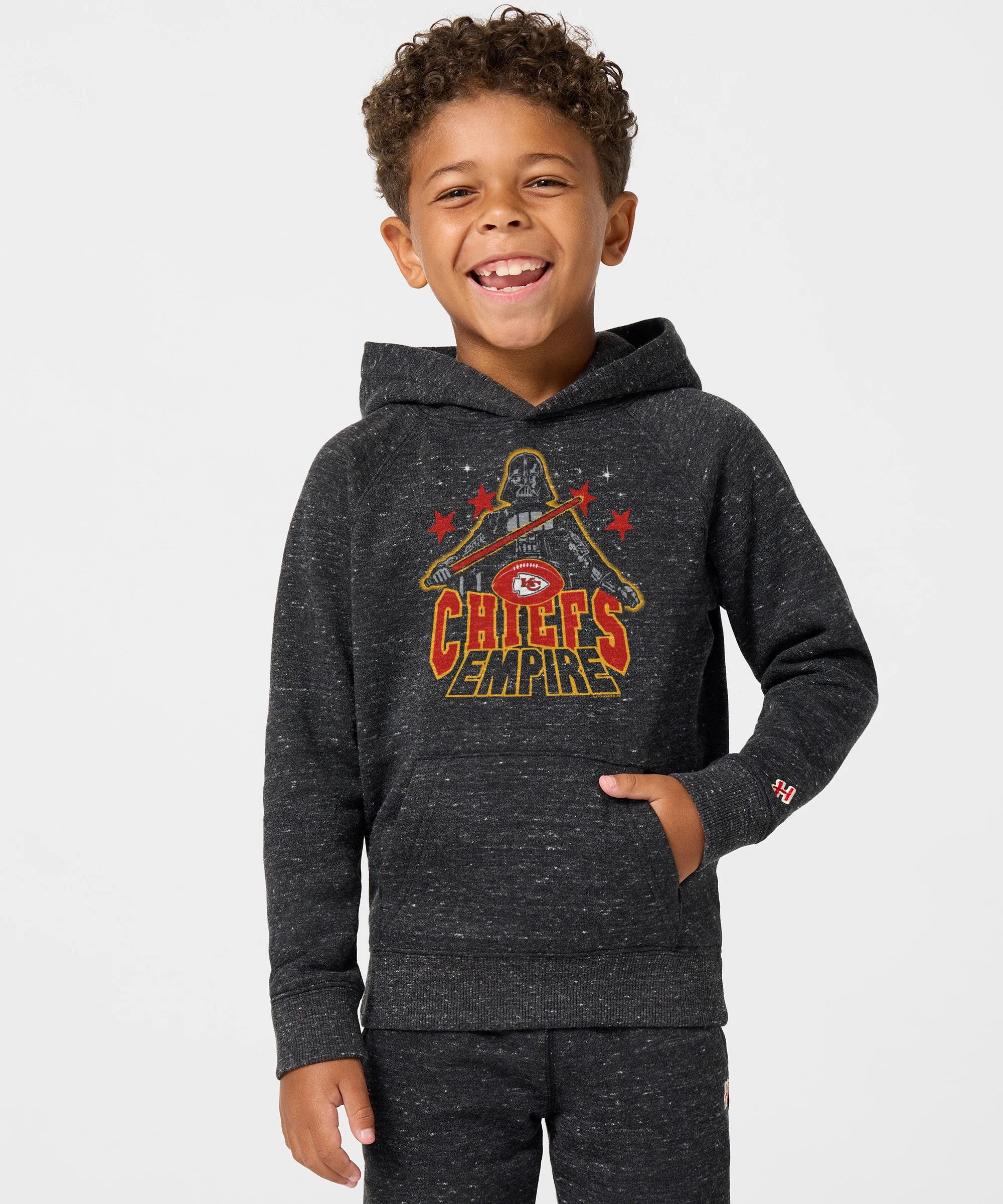 Youth Star Wars x Kansas City Chiefs Dark Side Hoodie - Image 3