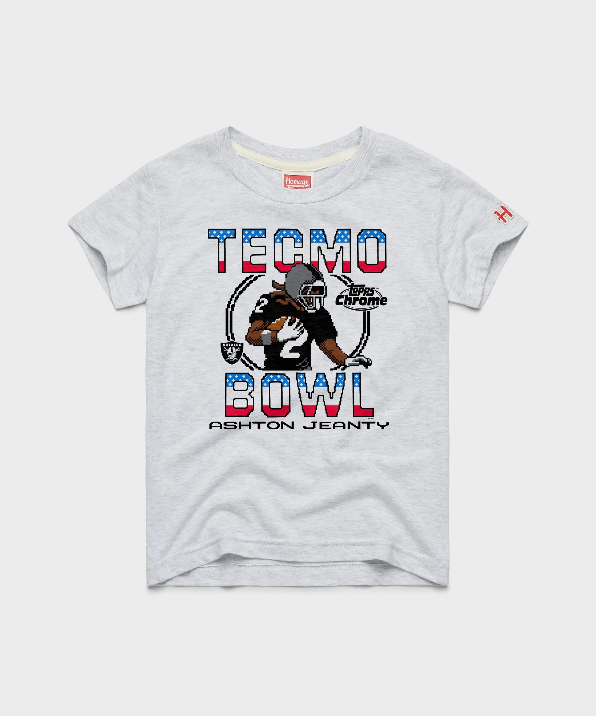 Youth Tecmo Bowl x Topps Chrome Raiders Ashton Jeanty