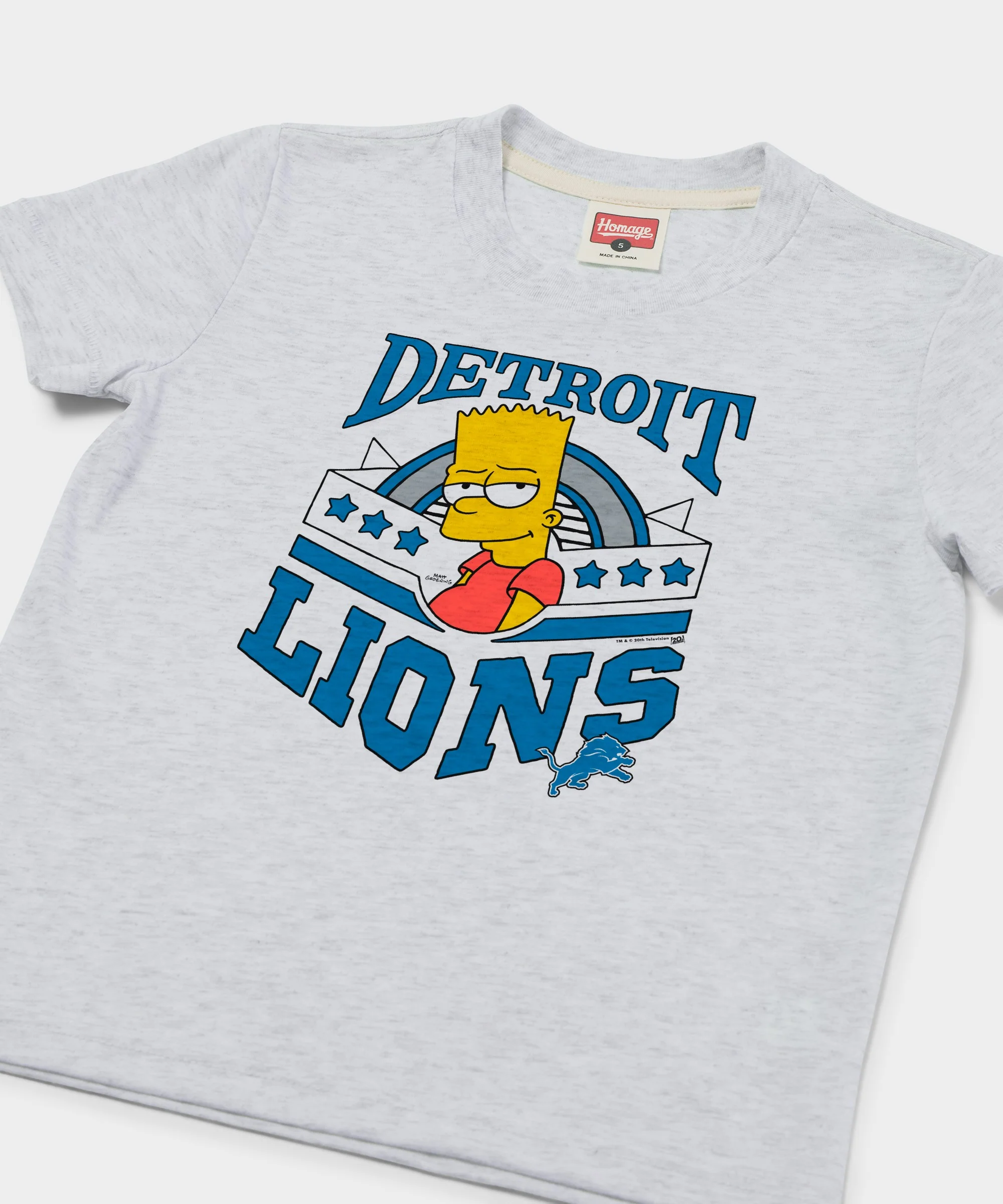 Youth The Simpsons Bart x Detroit Lions - Image 2